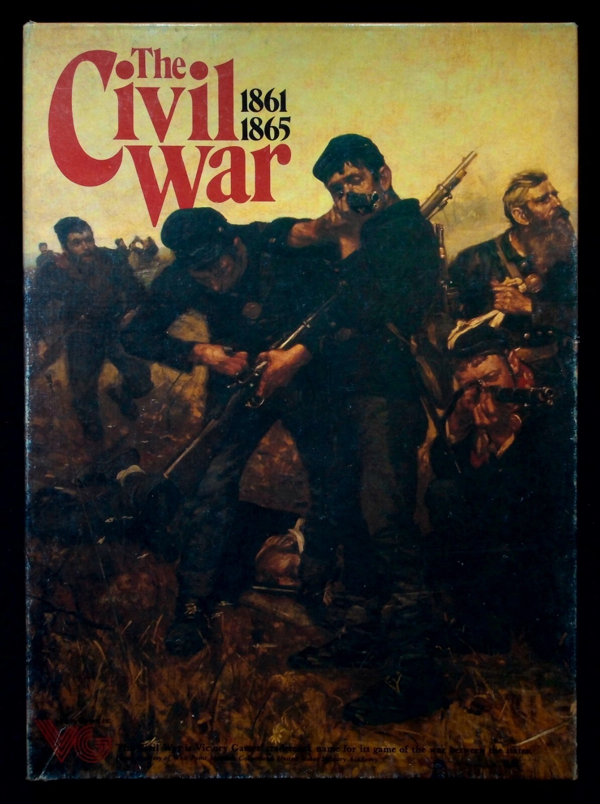 THE CIVIL WAR 1861-1865 by Victory Games::Open Box::©1983