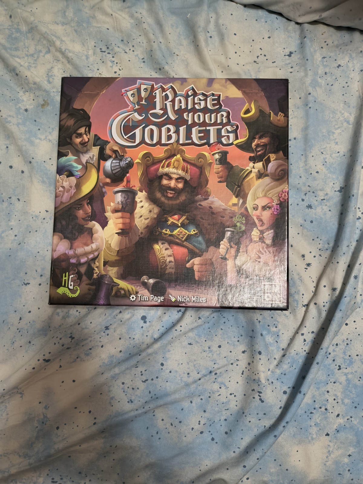 Raise Your Goblets Board Game 2016 CMON Horrible Games 100% COMPLETE