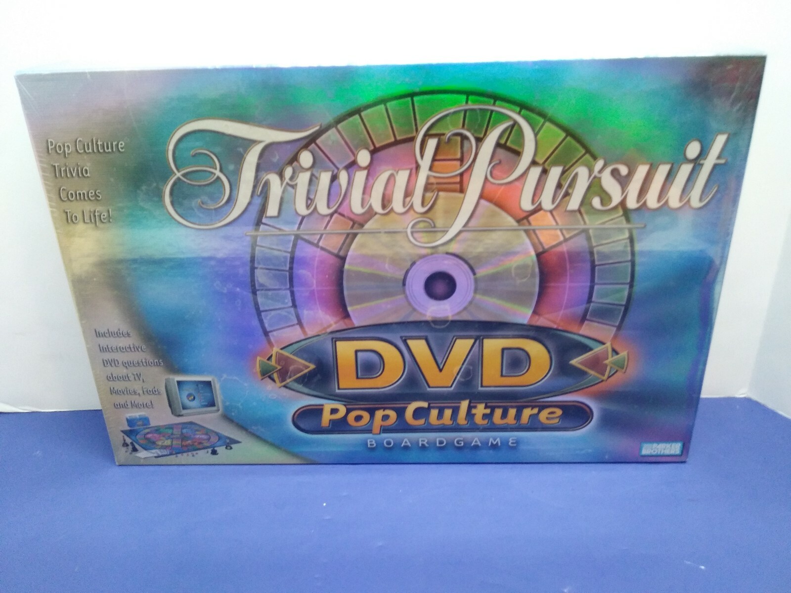 NEW- Trivial Pursuit DVD Pop Culture Board Game Parker Brothers 2003 Edition
