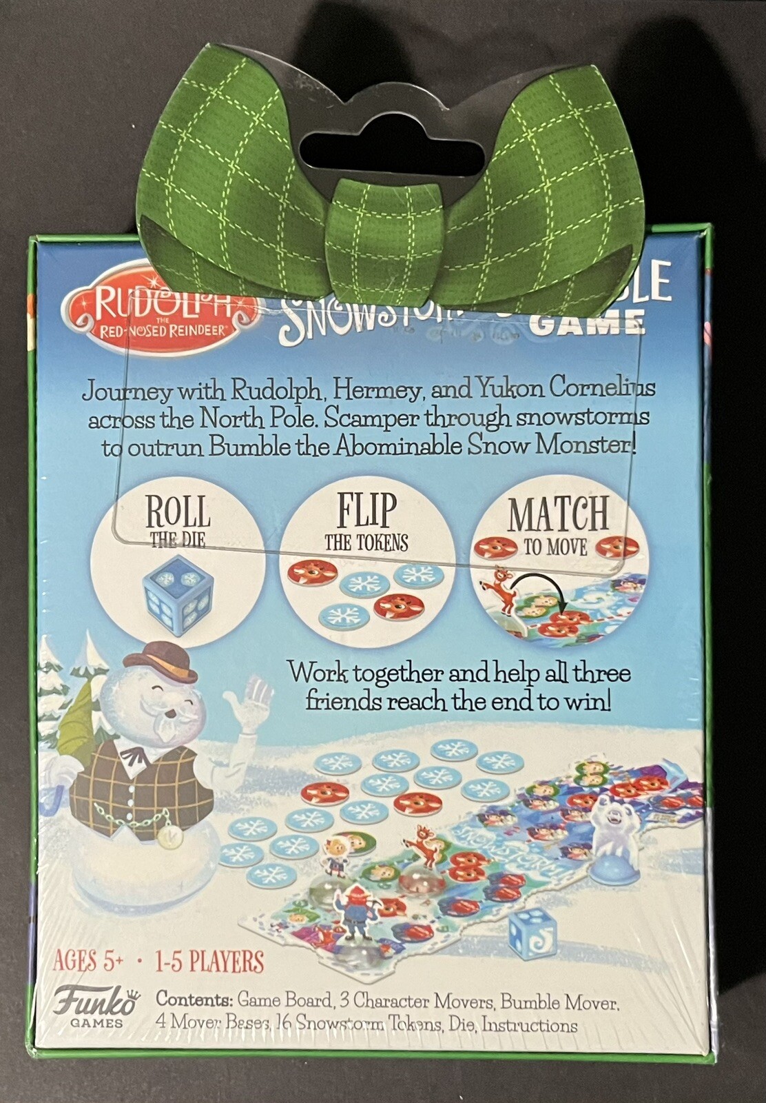 New Funko Rudolph The Red Nosed Reindeer Snowstorm Scramble Game 1-5 Players