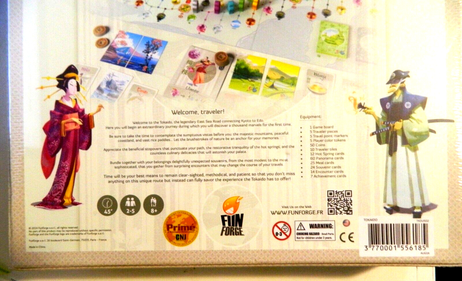 Tokaido Board Game By Fun Forge Brand New 2014. Sealed