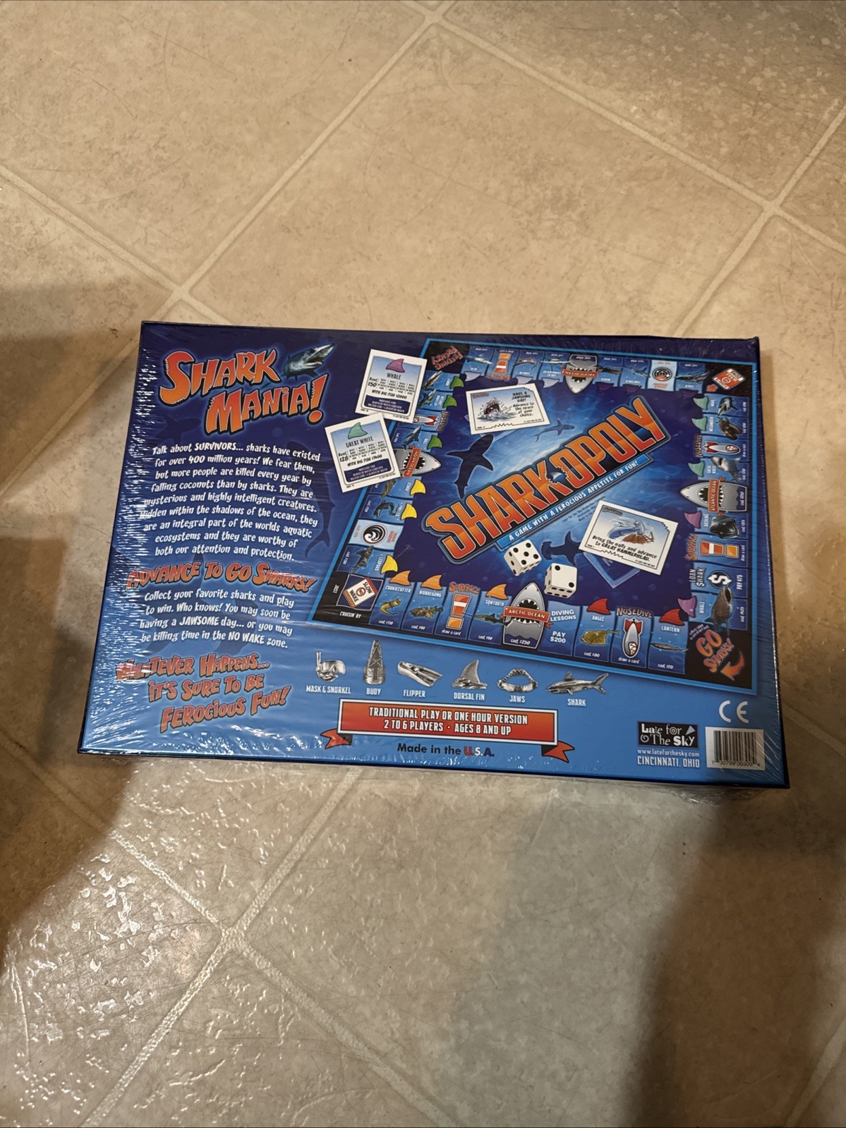 Sharkopoly Board Game Like Monopoly Sealed NEW