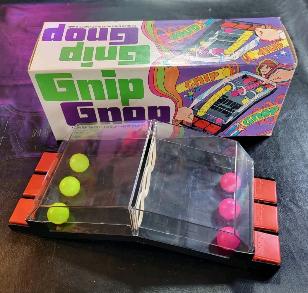 Gnip Gnop Slap-Happy Game Vintage 1971 Parker Brothers Original Box Made in USA