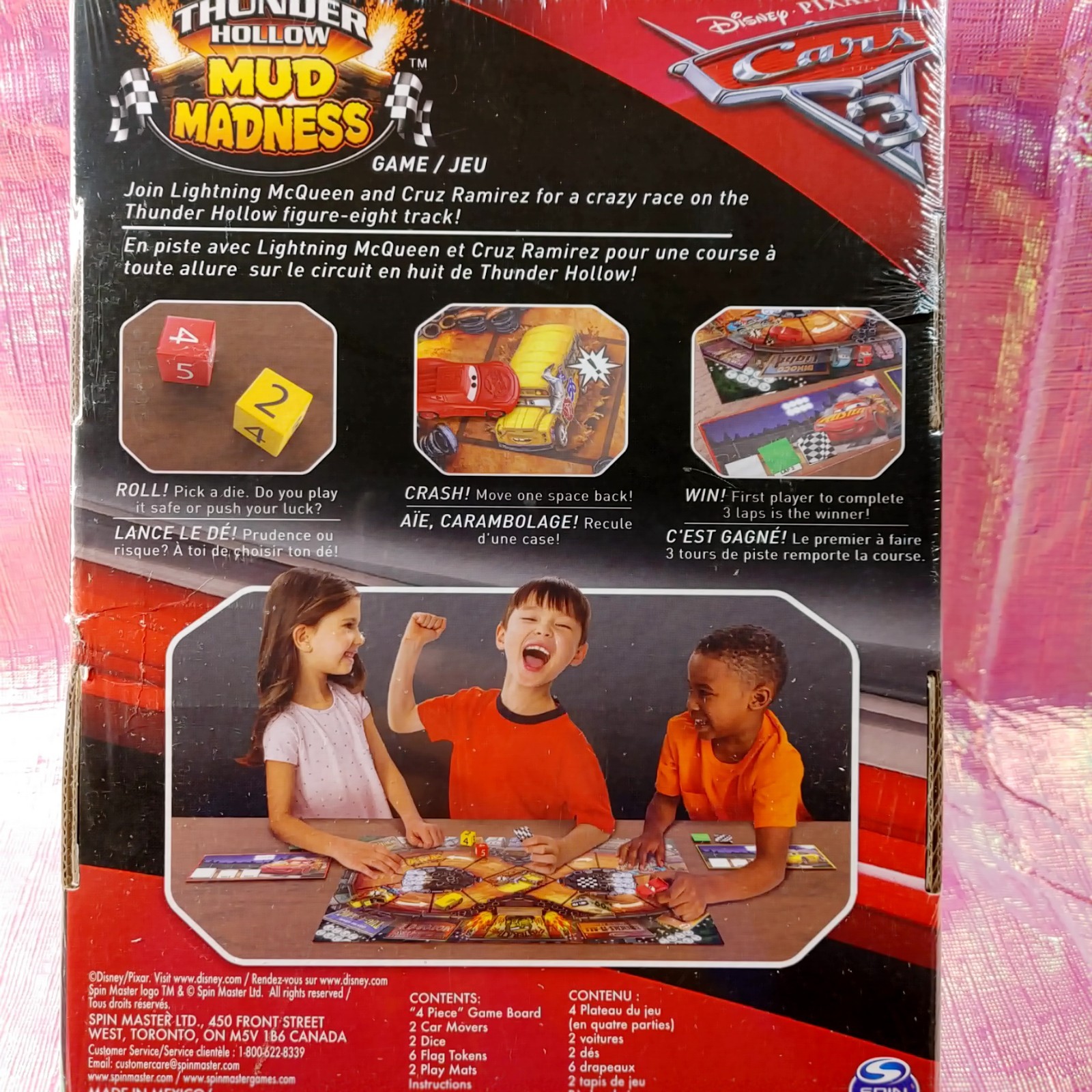 Disney Pixar Cars 3 Thunder Hollow Mud Madness Game Lightning McQueen Sealed