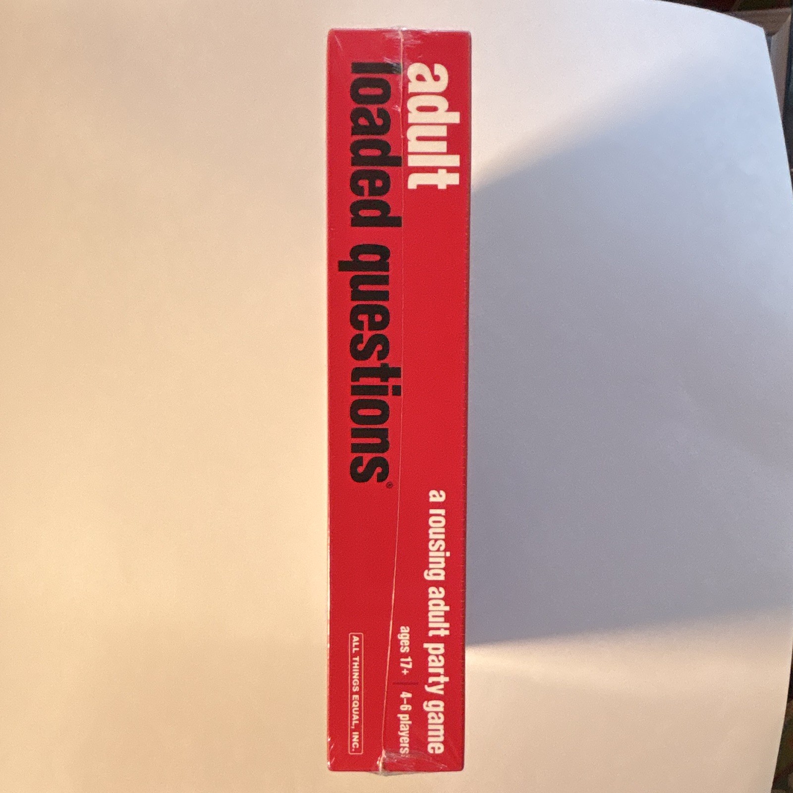 All Things Equal Adult Loaded Questions Party Game Spinner 17+ 4-6 Players