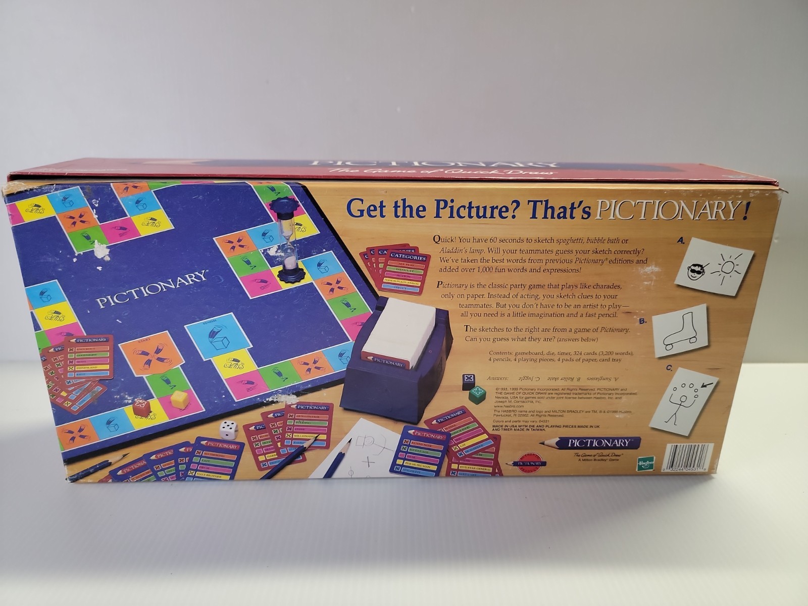 Vtg Pictonary Game 1993- 1997