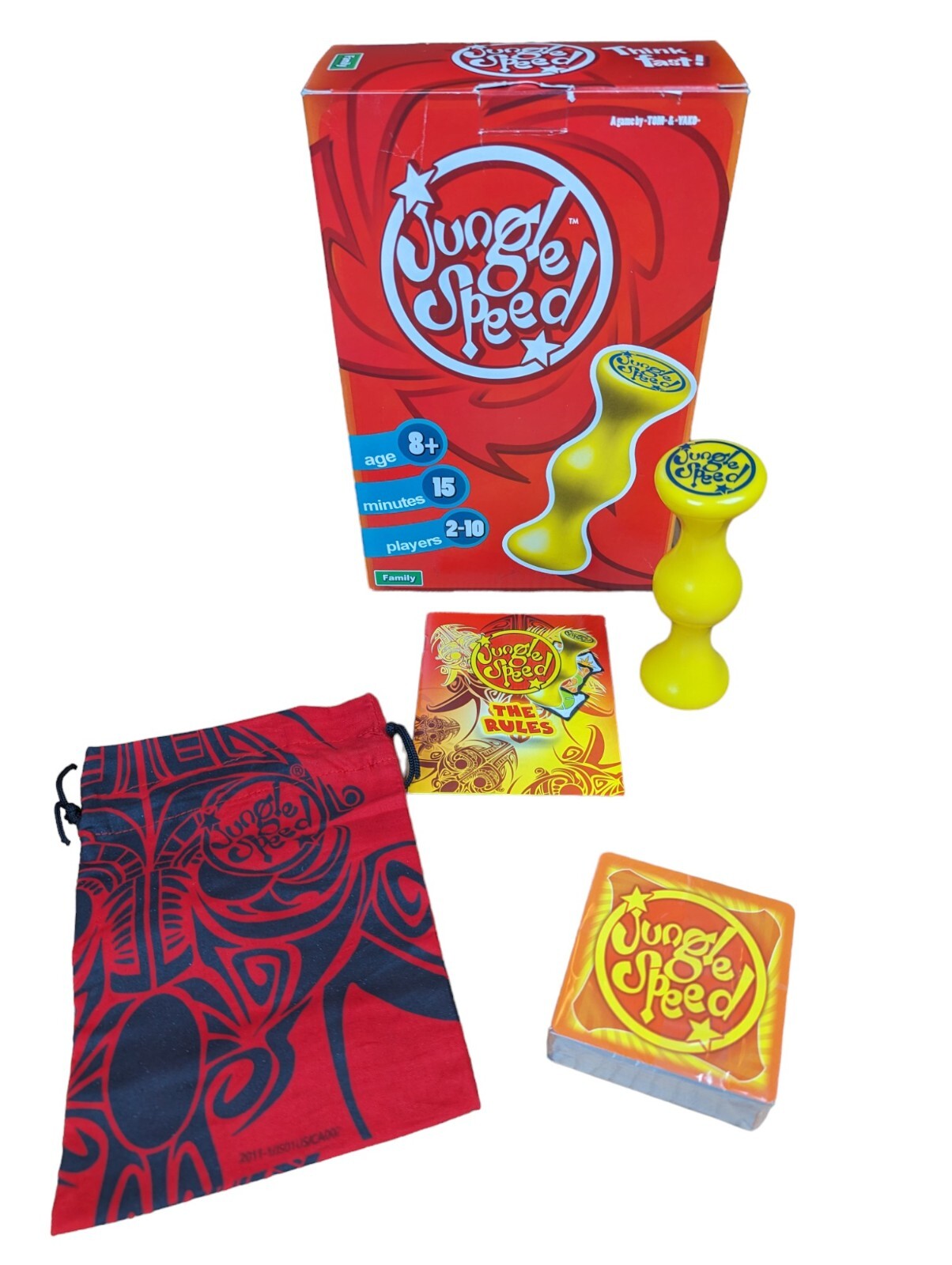 Asmodee Editions Jungle Speed Family Board Game – 100% Complete – Open Box