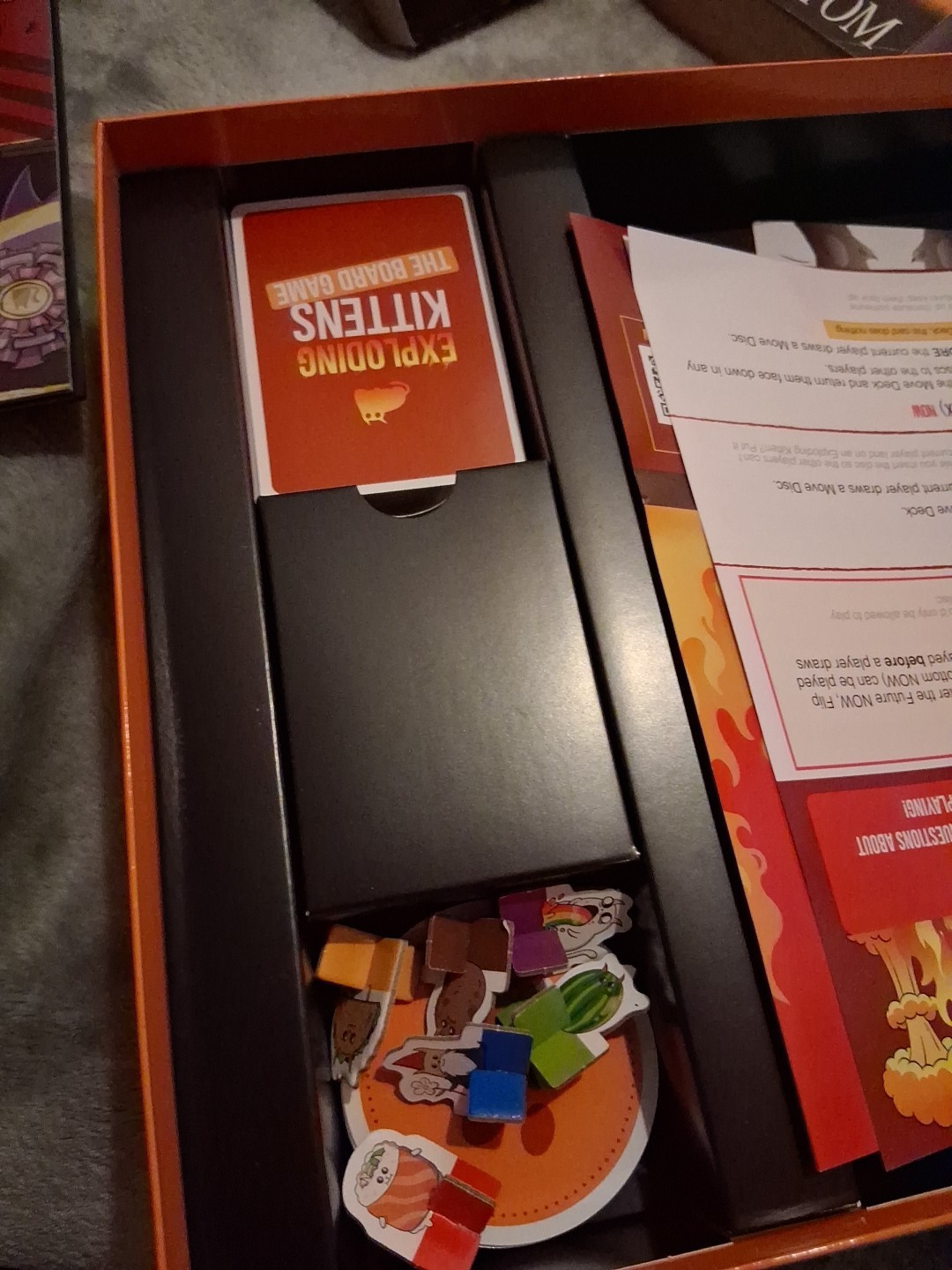 Exploding Kittens: The Board Game -open Box
