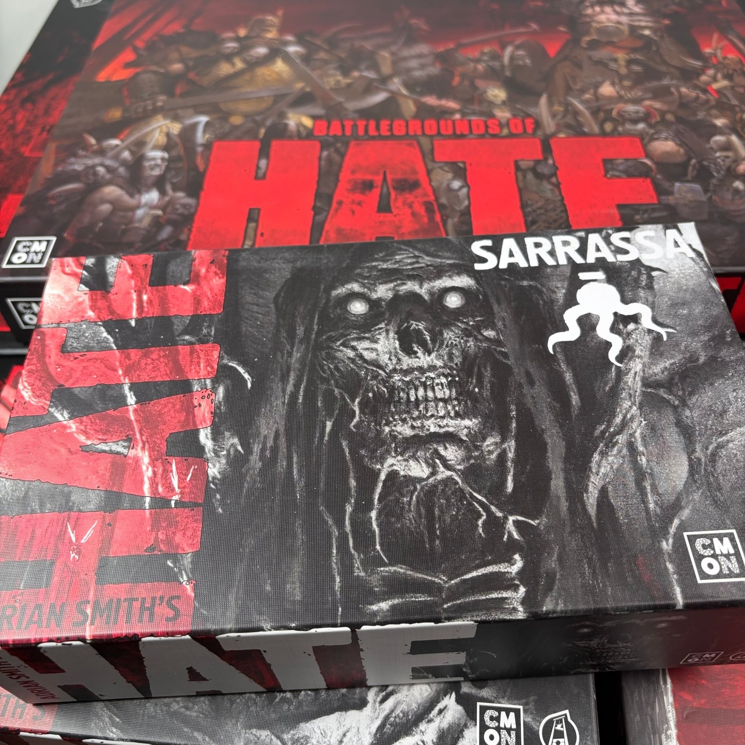 HATE Kickstarter Exclusive Board Game Tyrant Pledge Adrian Smith w/ 5 Expansions