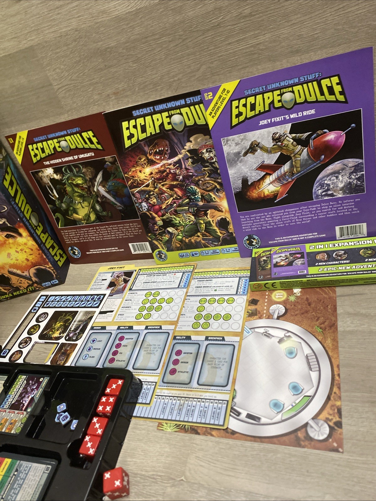 Secret Unknown Stuff Escape From Dulce Board Game (See Desc)