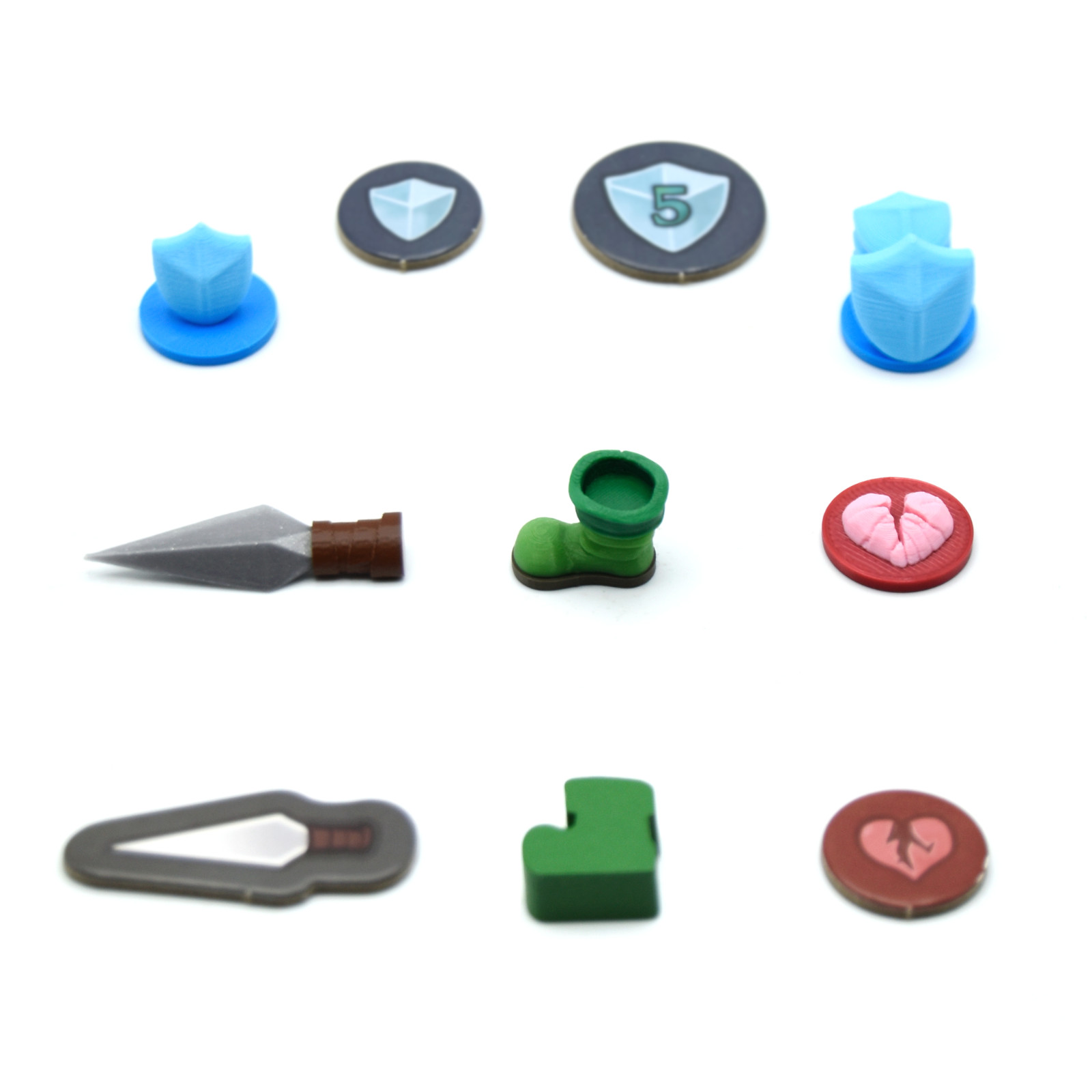 Slay The Spire Board Game Compatible Upgrade Kit – 104 3D Pieces & Tokens