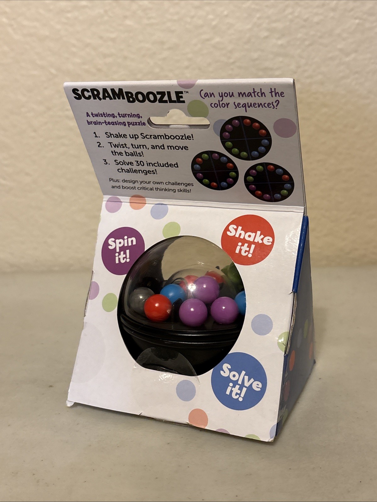 Scramboozle Puzzle Ball 4 x 0.1 inches Learning Resources Brain Teasers Kids