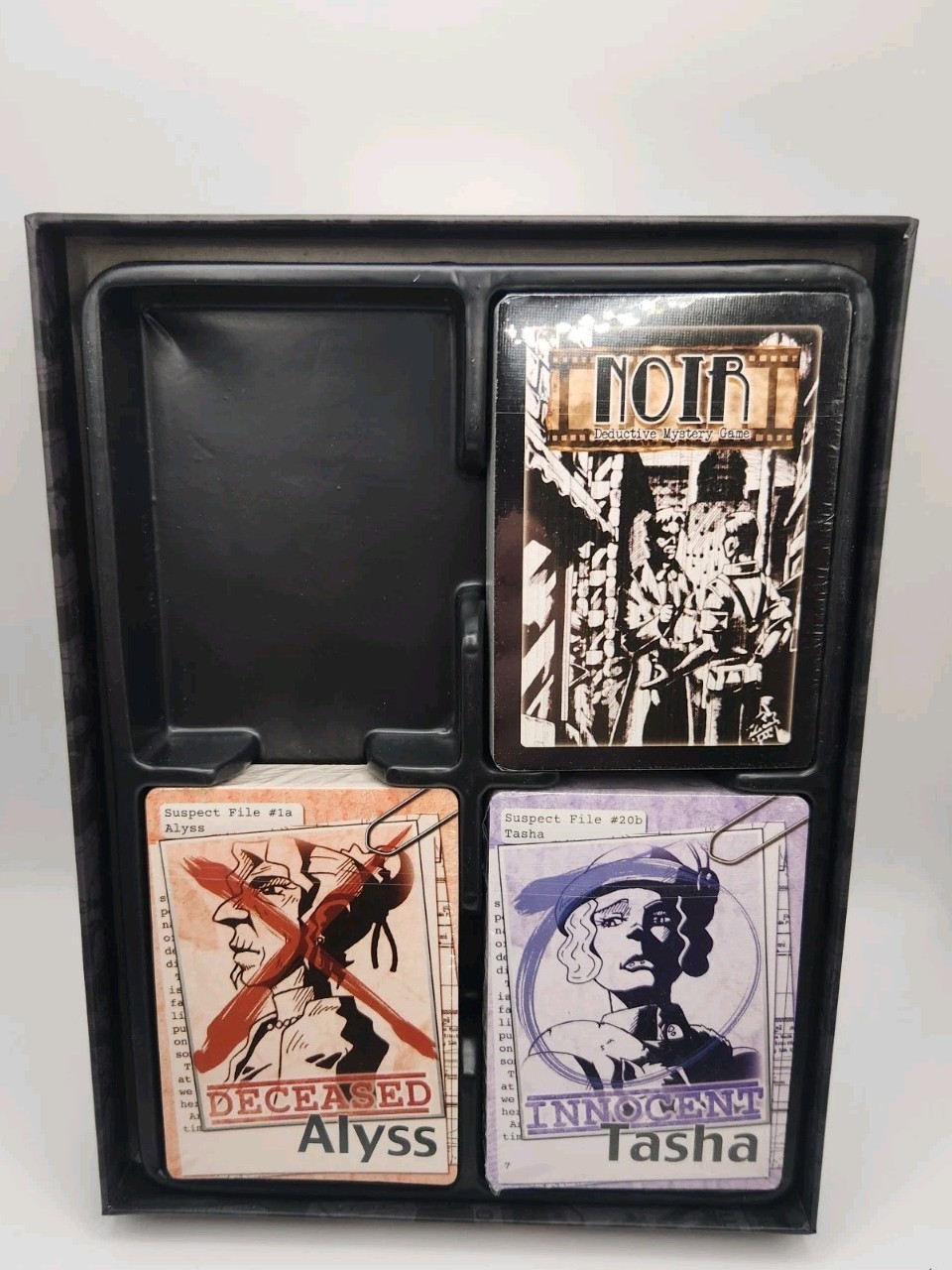 Noir Deductive Mystery Game Black Box Edition Level 99 Games 2014 never used