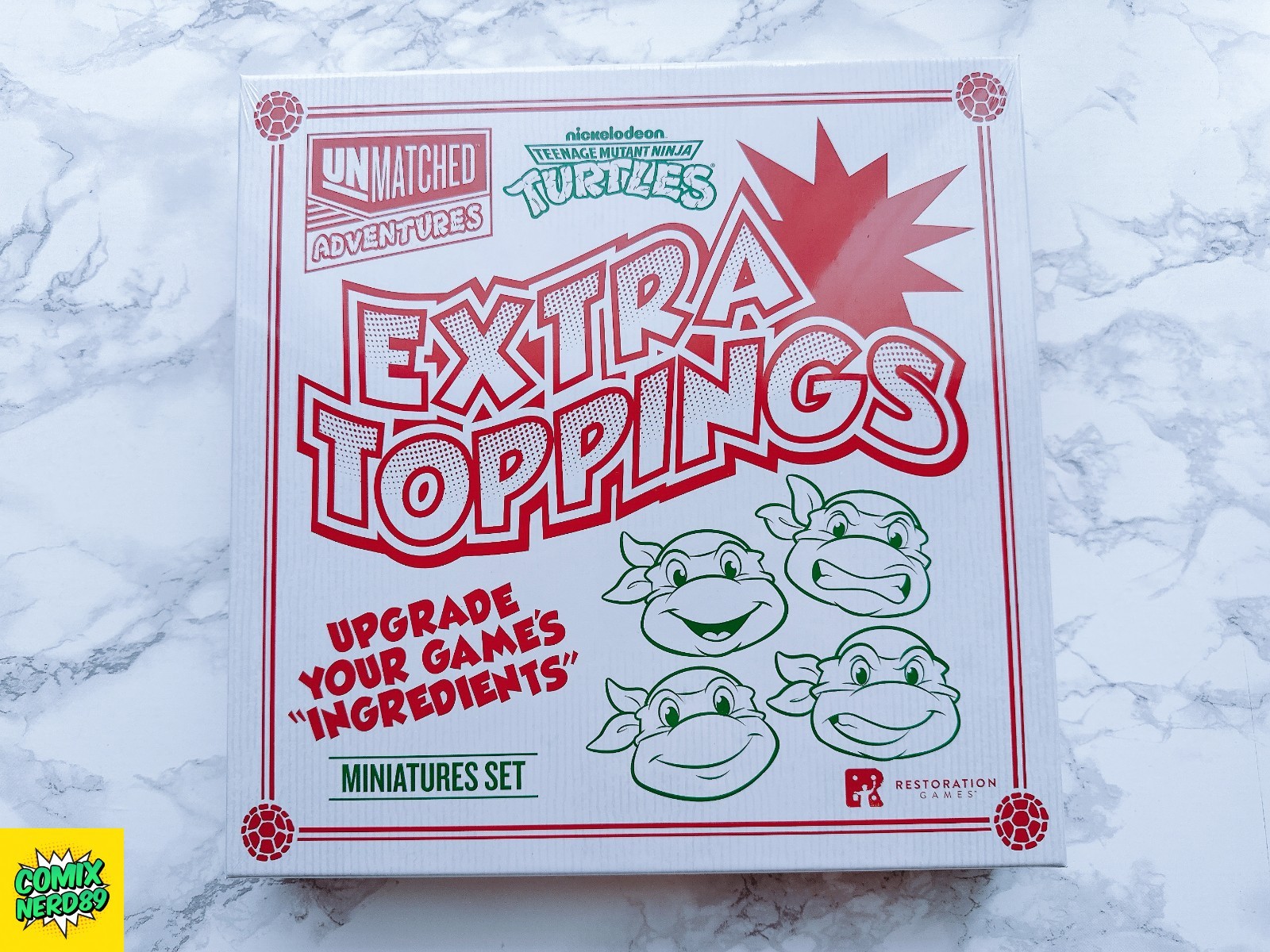 UnMatched Adv TEENAGE MUTANT NINJA TURTLES Kickstarter XL Ultimate Supreme NEW