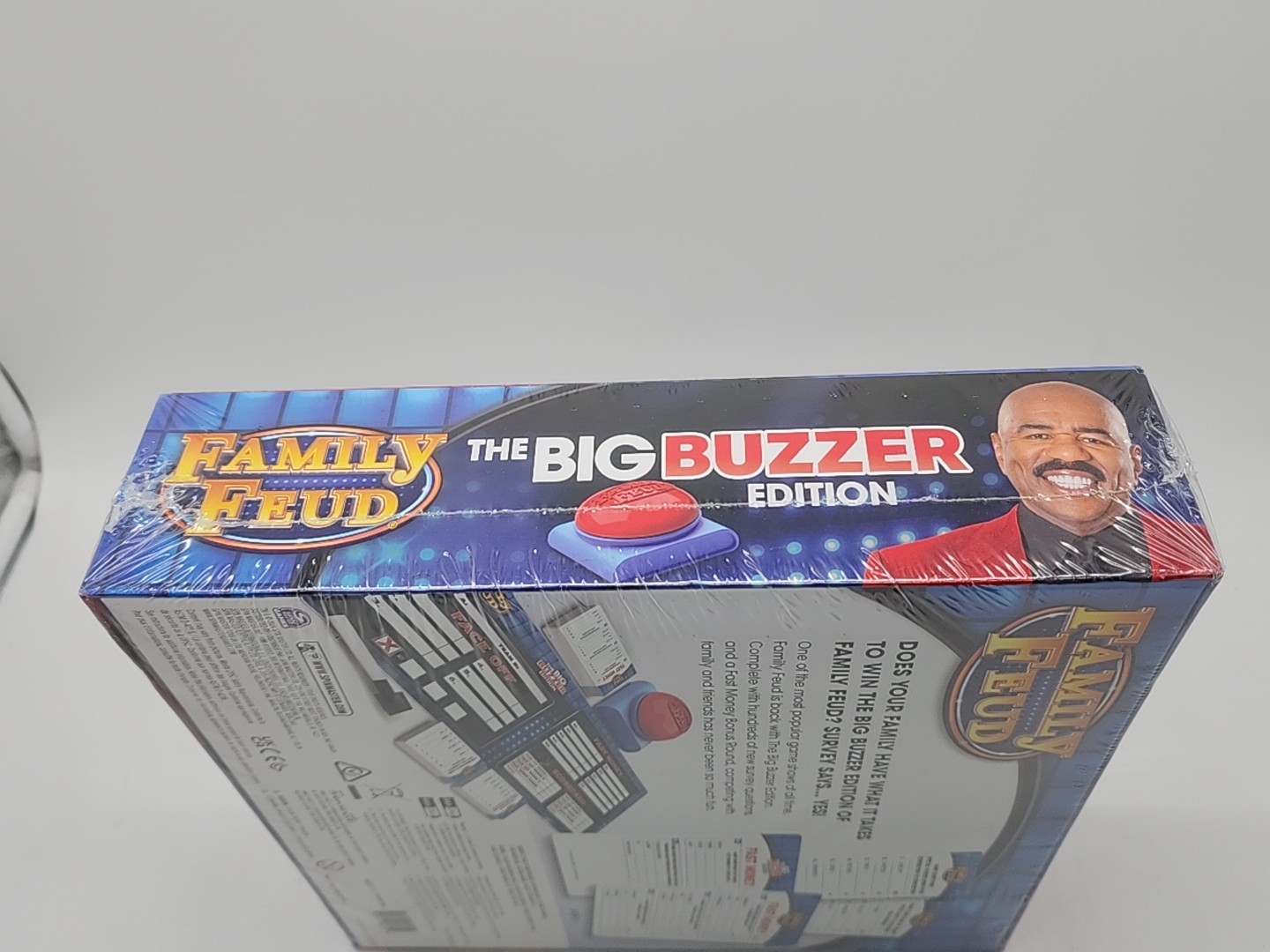 FAMILY FUED The Big Buzzer Edition Board Game By Spin Master Games NEW SEALED !