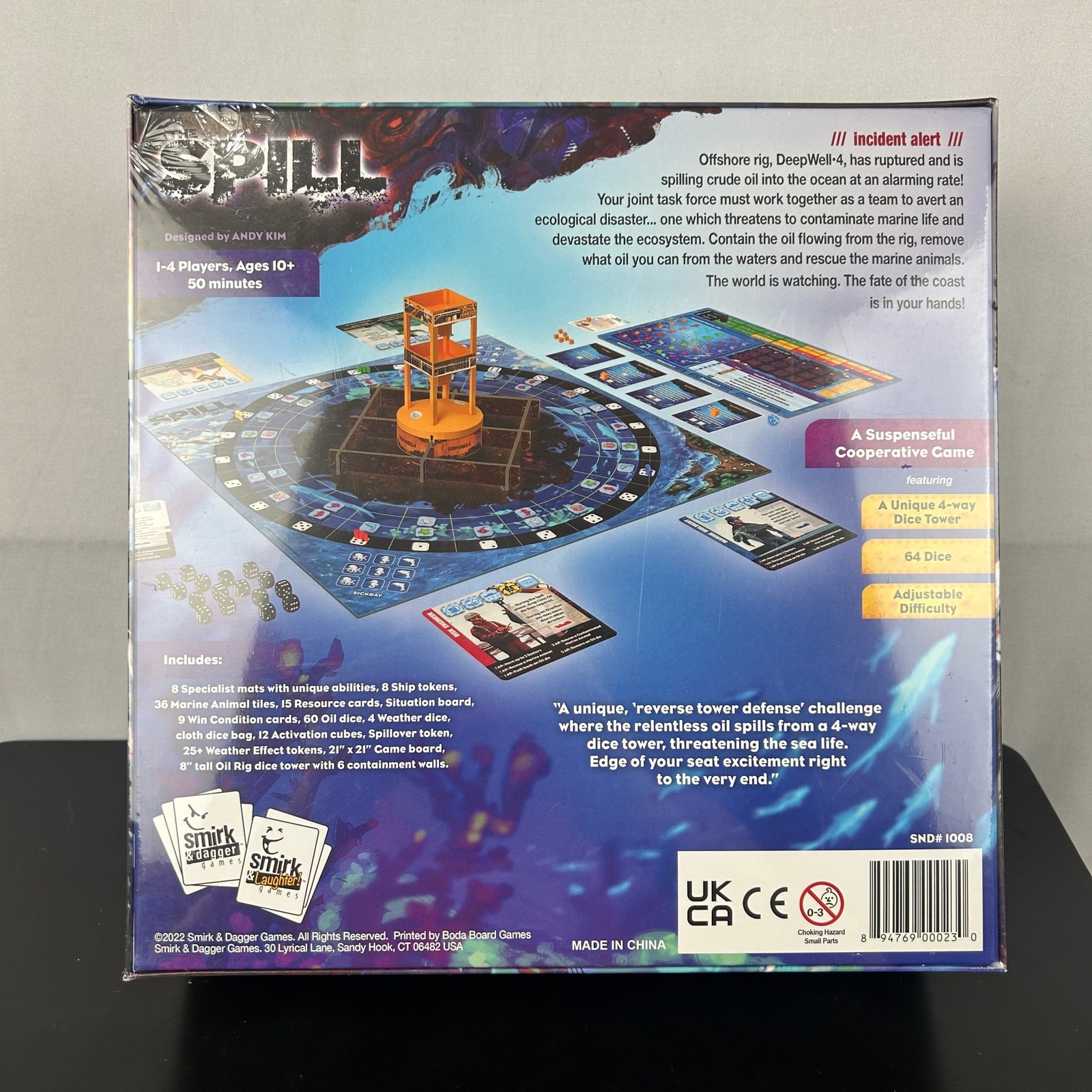 The Spill: Co-Op Game to Save the Oceans Smirk & Dagger Games 894769000230