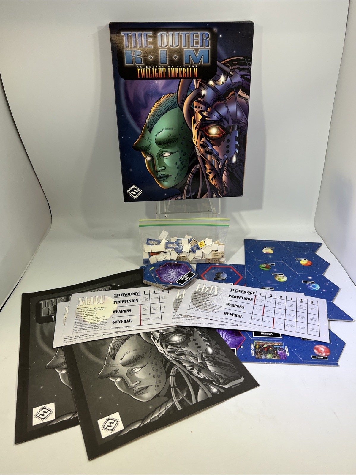 FFG Twilight Imperium 1st Edition: The Outer Rim Expansion – Used #ML