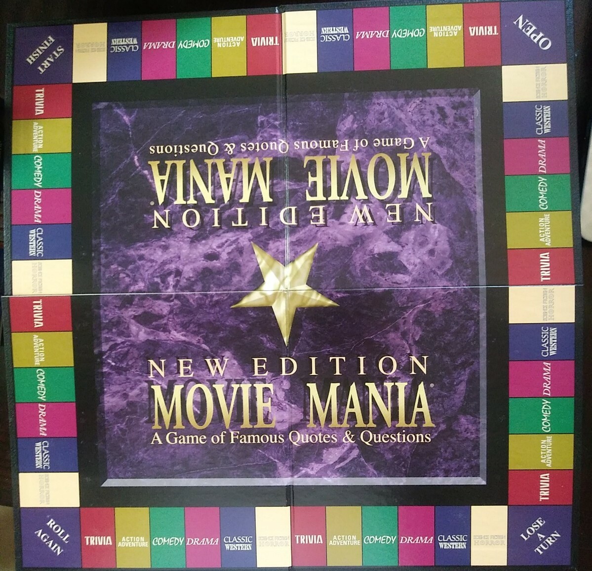 Movie Mania – A Game of Famous Quotes & Questions New Edition Fast Shipping USED
