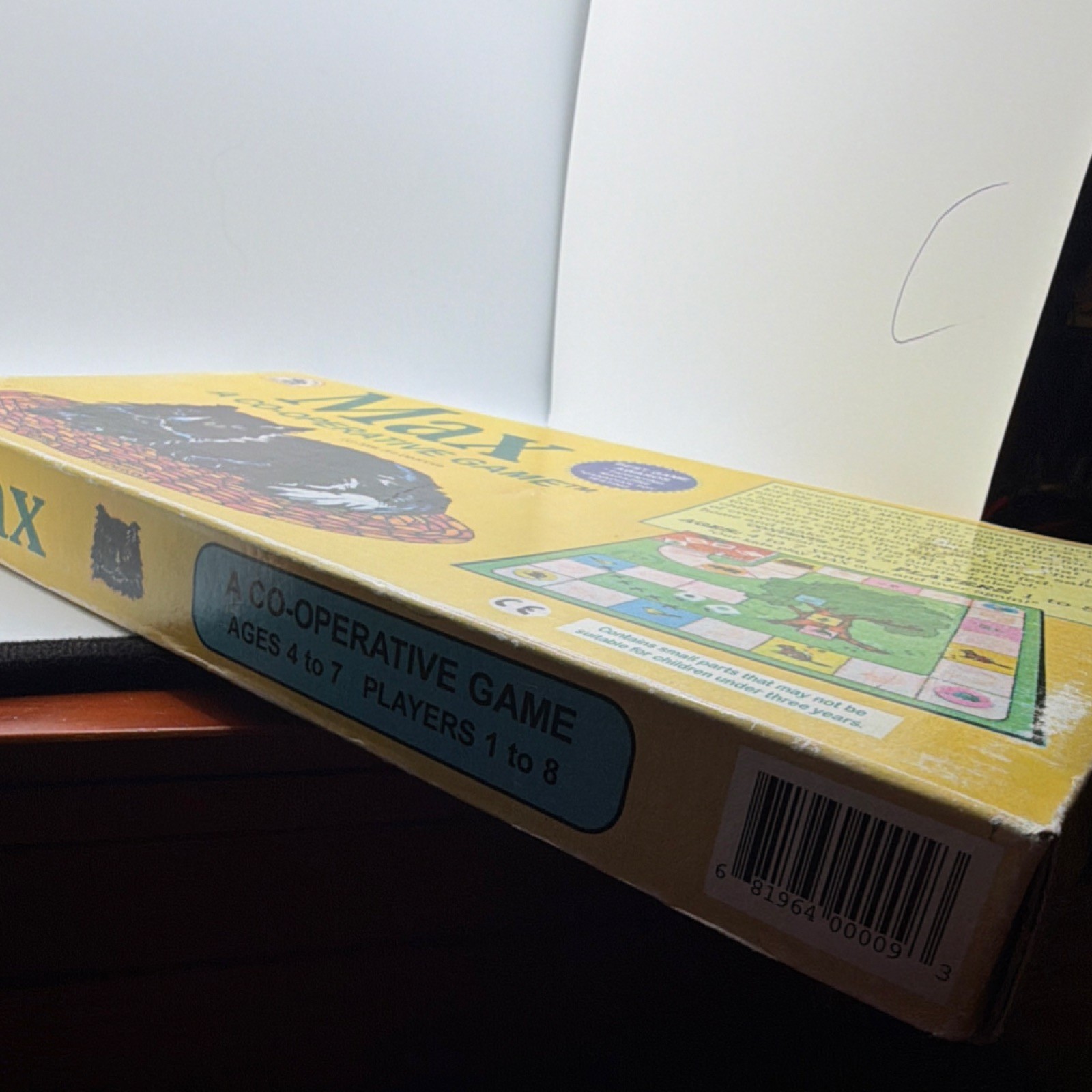 Family Pastimes Max A Co-Operative Game Board Game Animals Ages 4-7 1-8 players