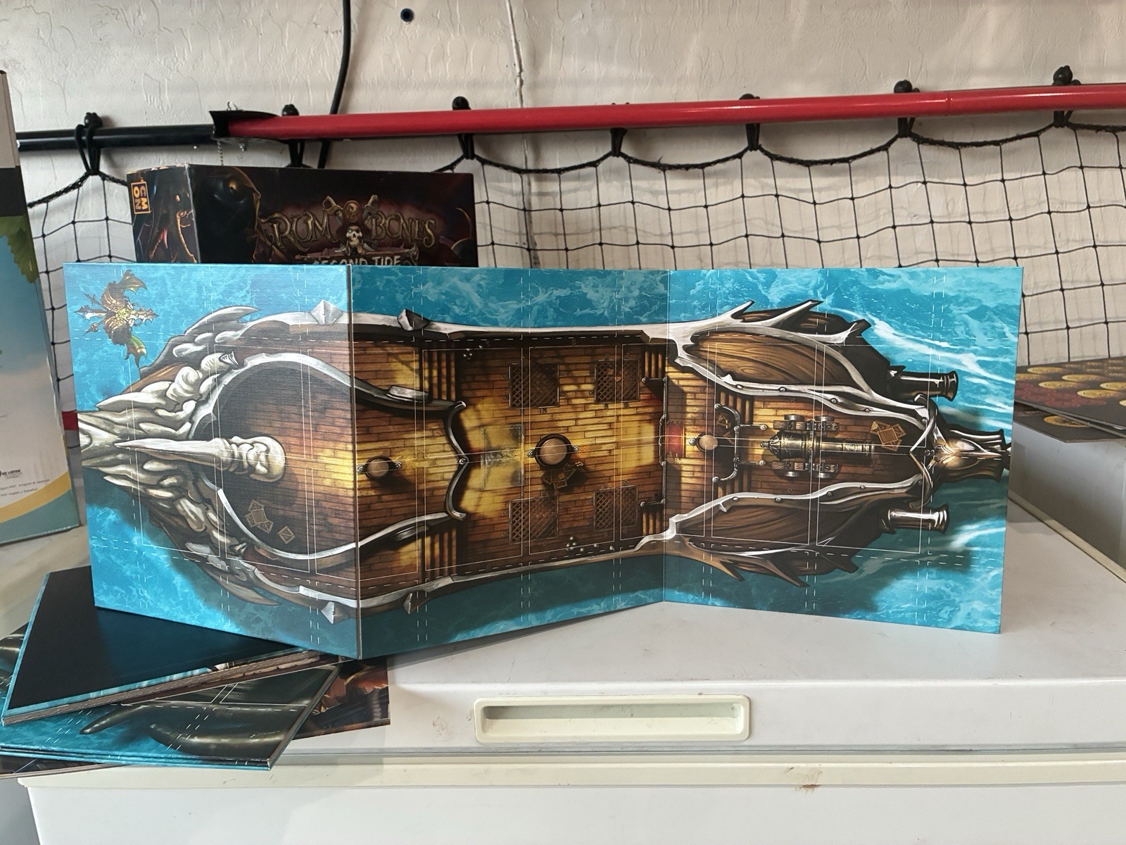 Boardgame Rum & Bones – Second Tide + 3 Faction Expansions – Used