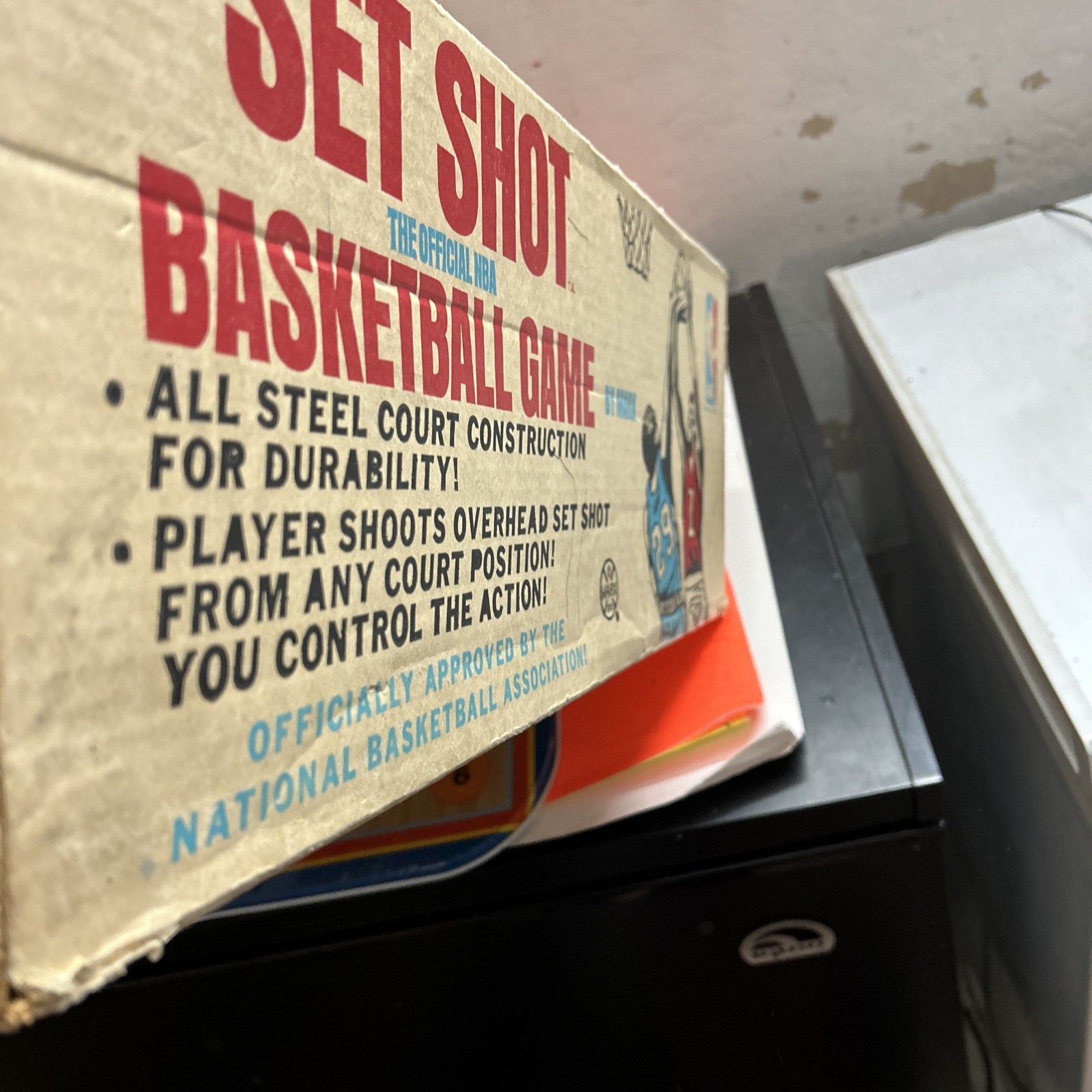 1971 MARX Toys #6230 Official NBA Set Shot Basketball Shooting Game RARE