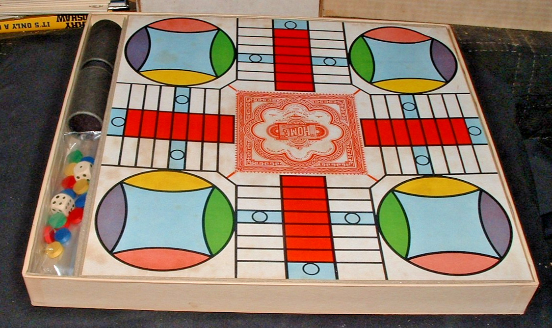 Vintage 1959 PARCHEESI JUNIOR NO. 200 SELCHOW & RIGHTER Complete Excellent