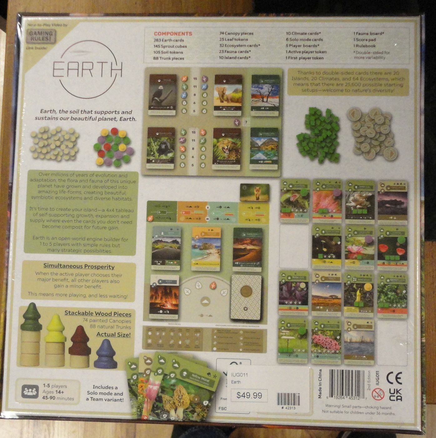 Earth Board Game by Inside Up Games IUG011