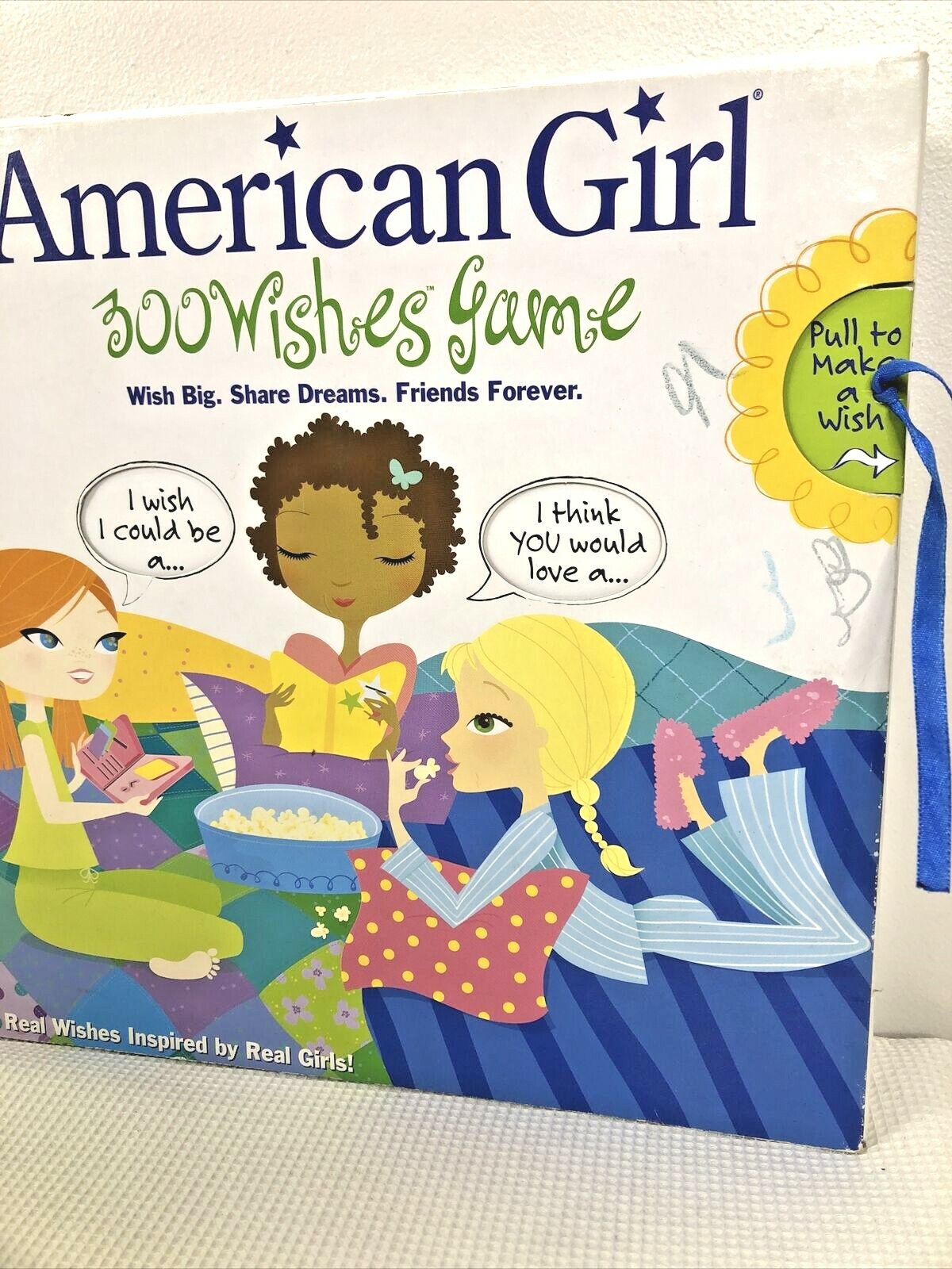American Girl 300 Wishes Game Sleepover Slumber Party Great Gift 2-4 Players GUC