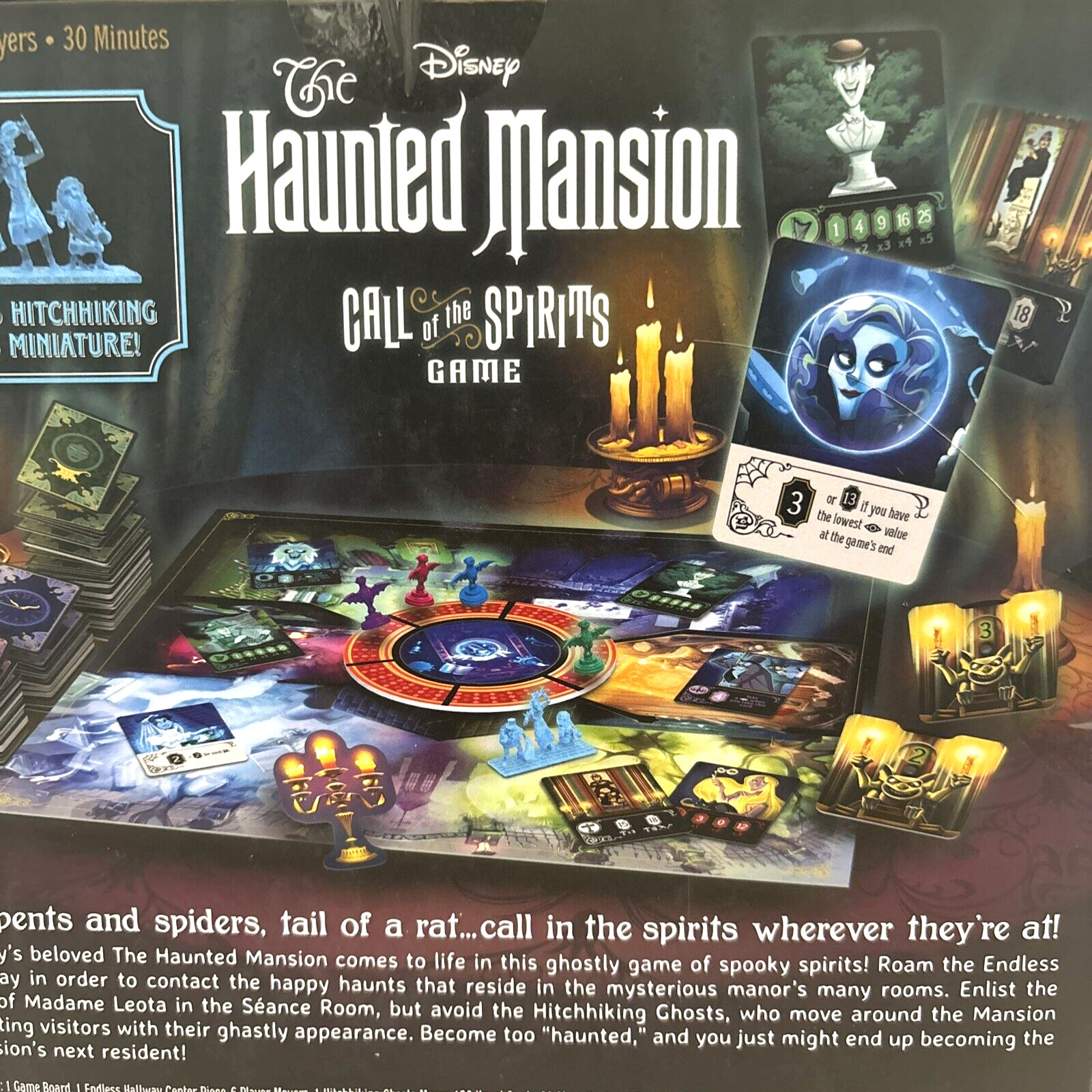 Disney The Haunted Mansion Halloween Board Game Call of The Spirits Never Played