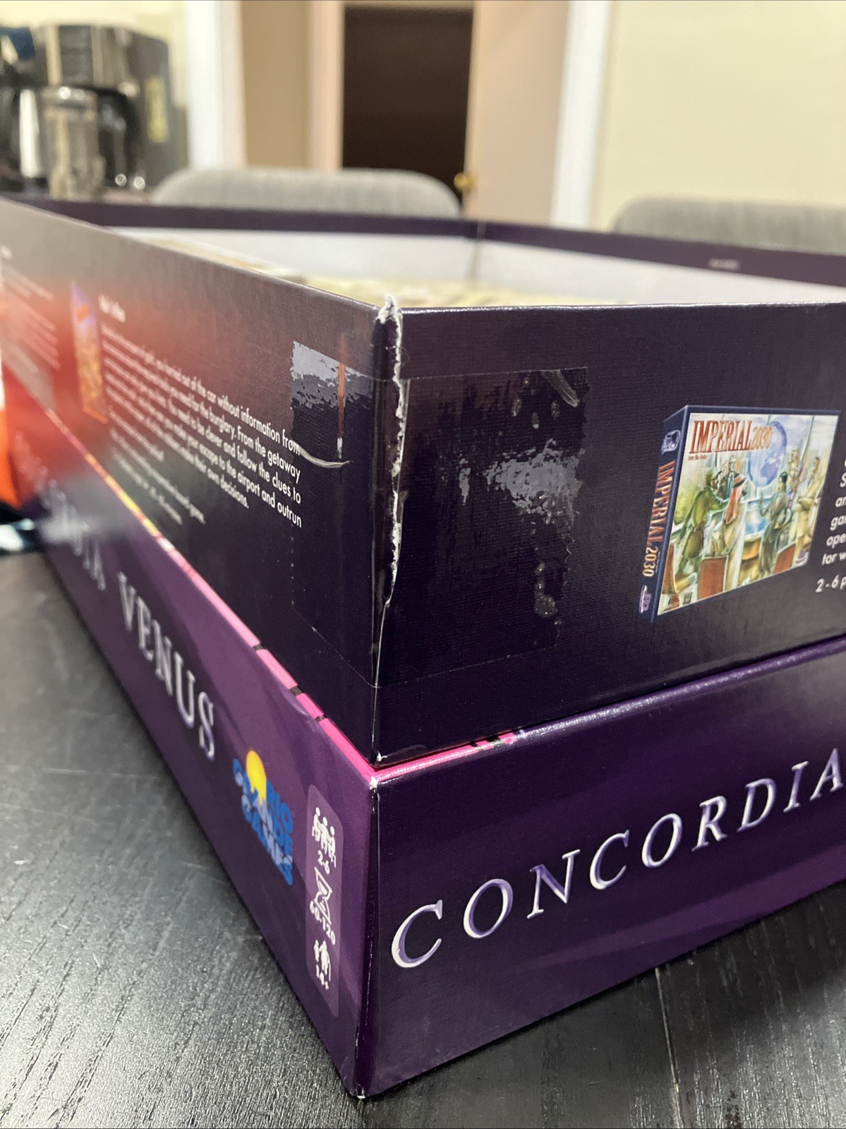 Concordia Venus Board Game With Salsa Expansion & Aegyptus et Creta maps.