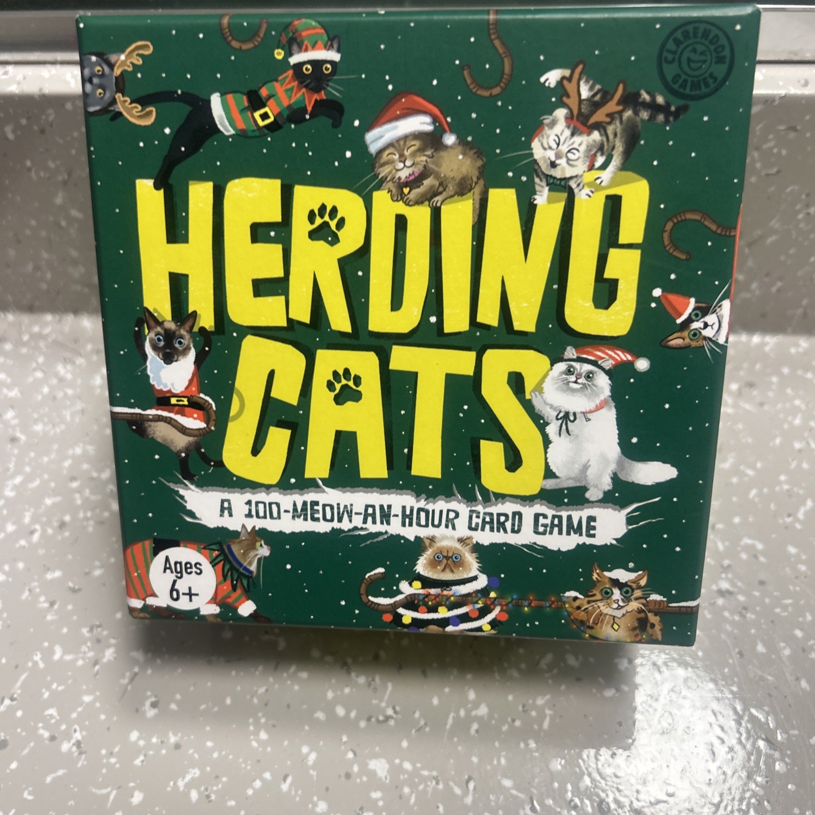 Herding Cats Card Game “100-Meow-an-Hour” Fast & Fun 20 Min to Play Ages 6+