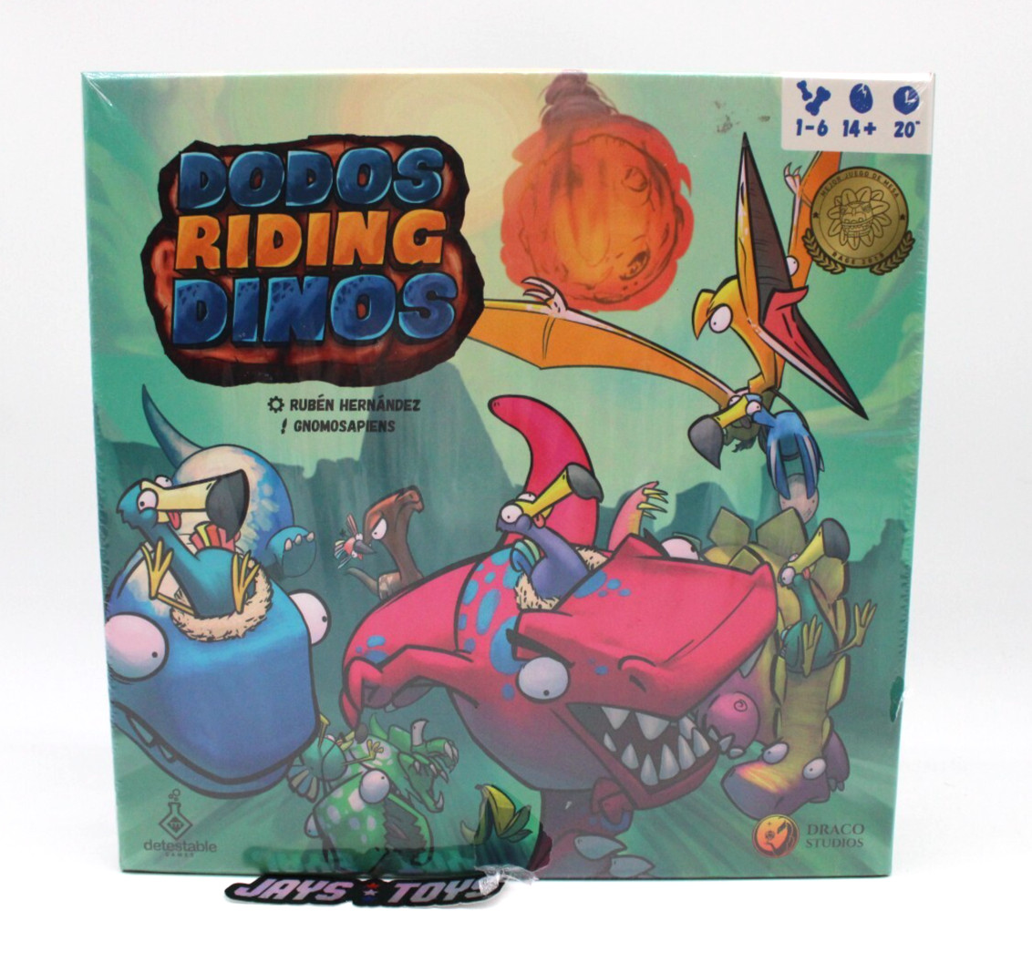 Dodos Riding Dinos Board Game Detestable Games Factory Sealed