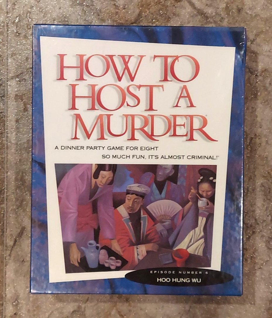 1997 Vintage How to Host a Murder Hoo Hung Wu Episode 6 dinner party game
