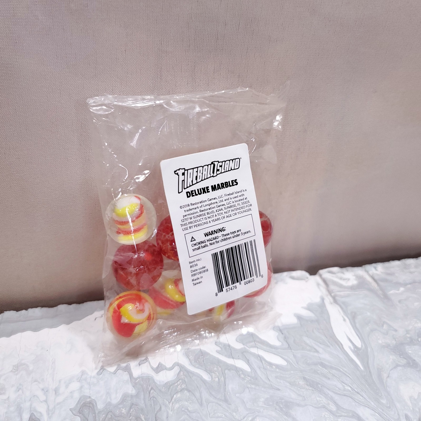 Fireball Island Deluxe Marbles New Unopened Restoration Games board game Extras