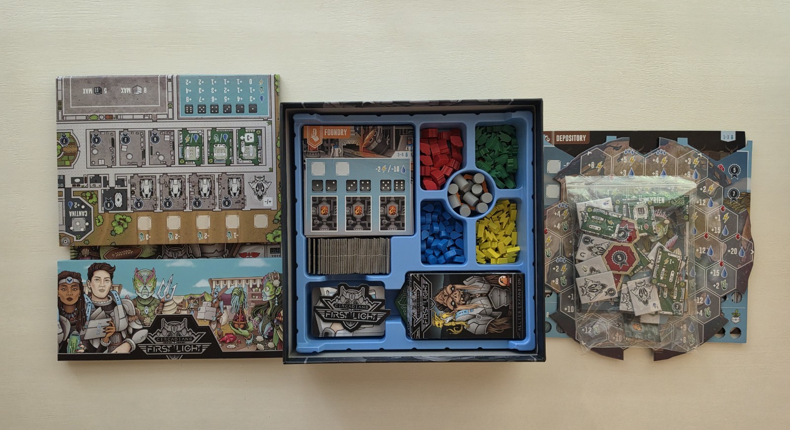Circadians: First Light Board Game + Allies Expansion – Renegade Game Studios