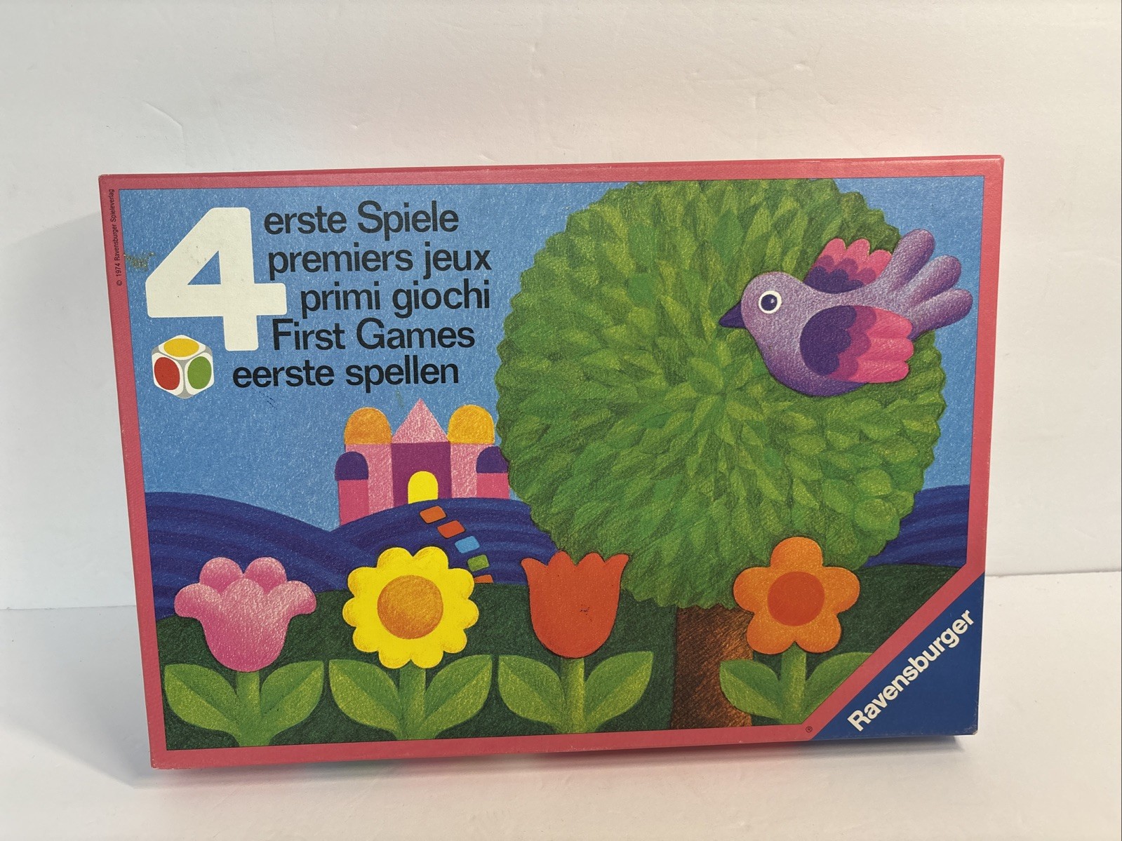 VINTAGE 4 First Games COMPLETE Ravensburger 1974 Childrens Kids NEW OPEN BOX!