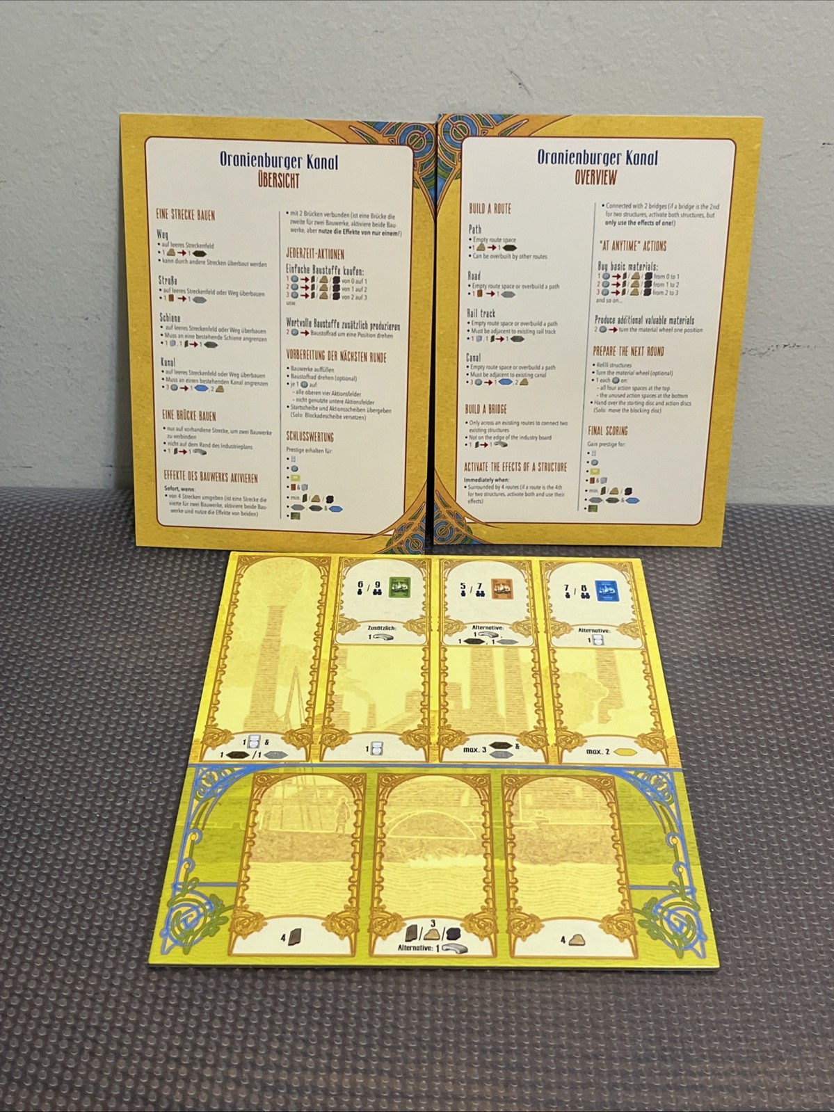 Spielworxx Oranienburger Kanal Board Game (German/English Ed) w/ 2 Expansions