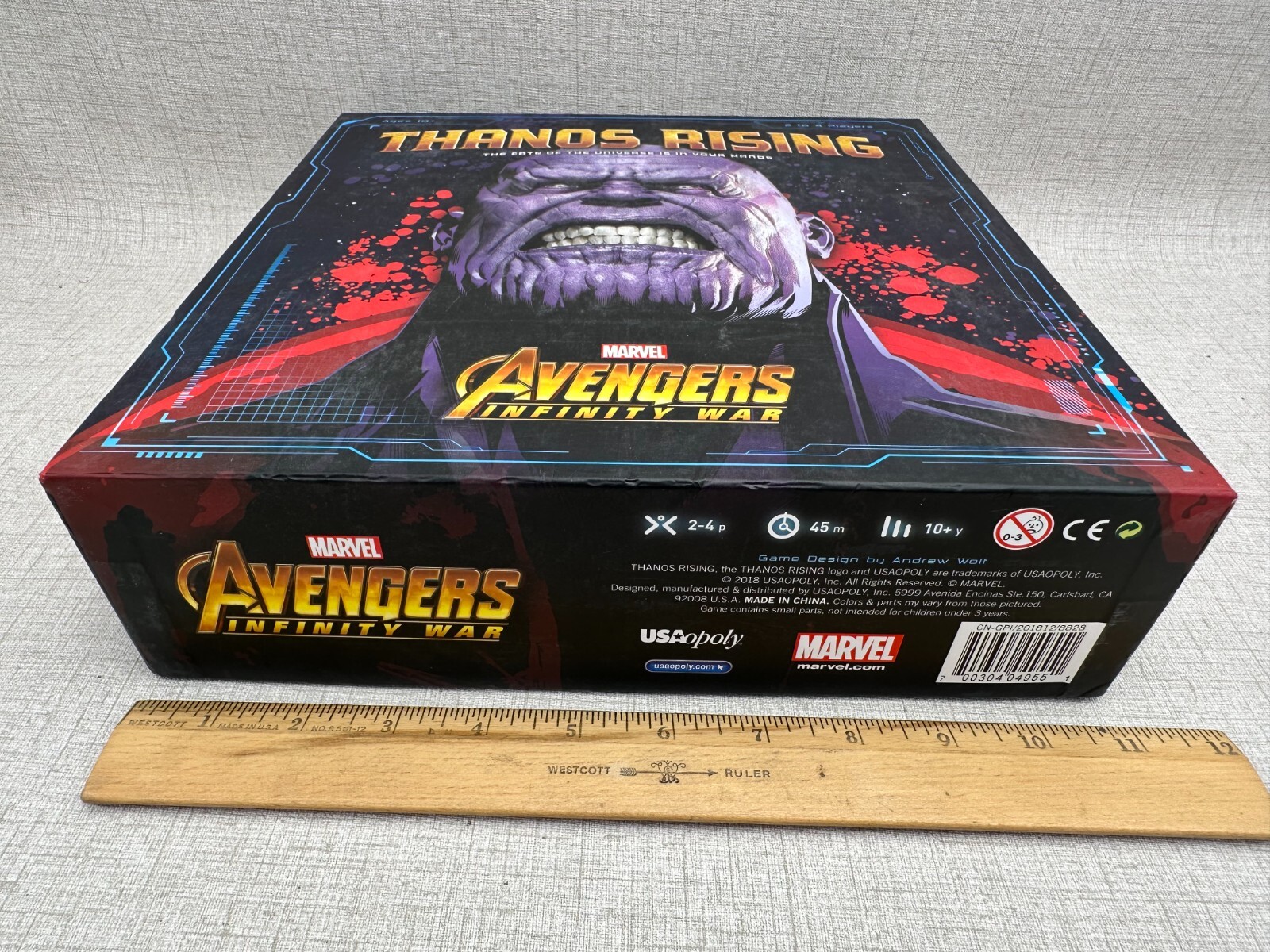 Thanos Rising Avengers: Infinity War Board Game 100% Complete 2018 Marvel 2-4 pl
