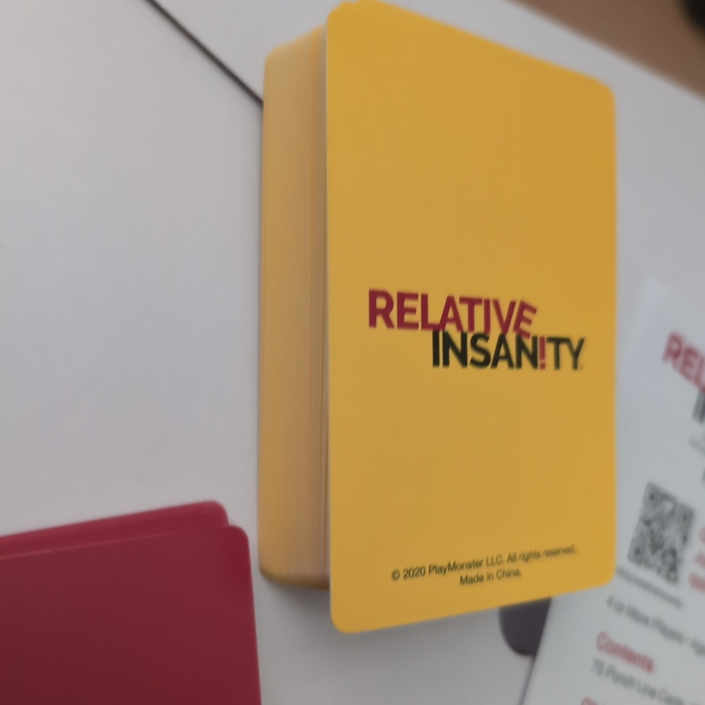 RELATIVE INSANITY Sampler By Play Monster Funny Family Board Card Game Complete