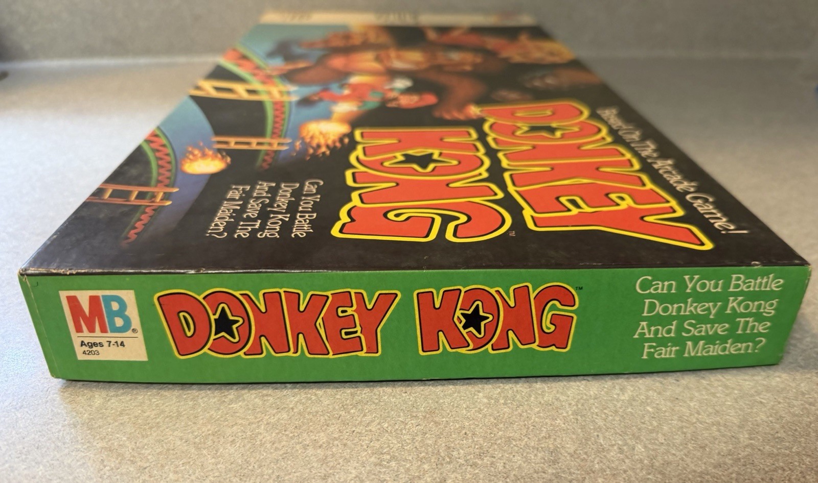 1982 Milton Bradley Donkey Kong Board Game Nintendo Complete Minus 1 Sticker