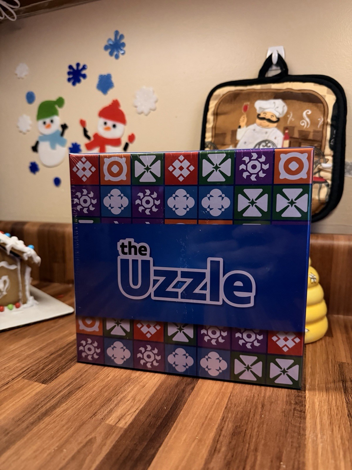 The Uzzle Family Block Puzzle Board Game Educational Toy for Children and Adults
