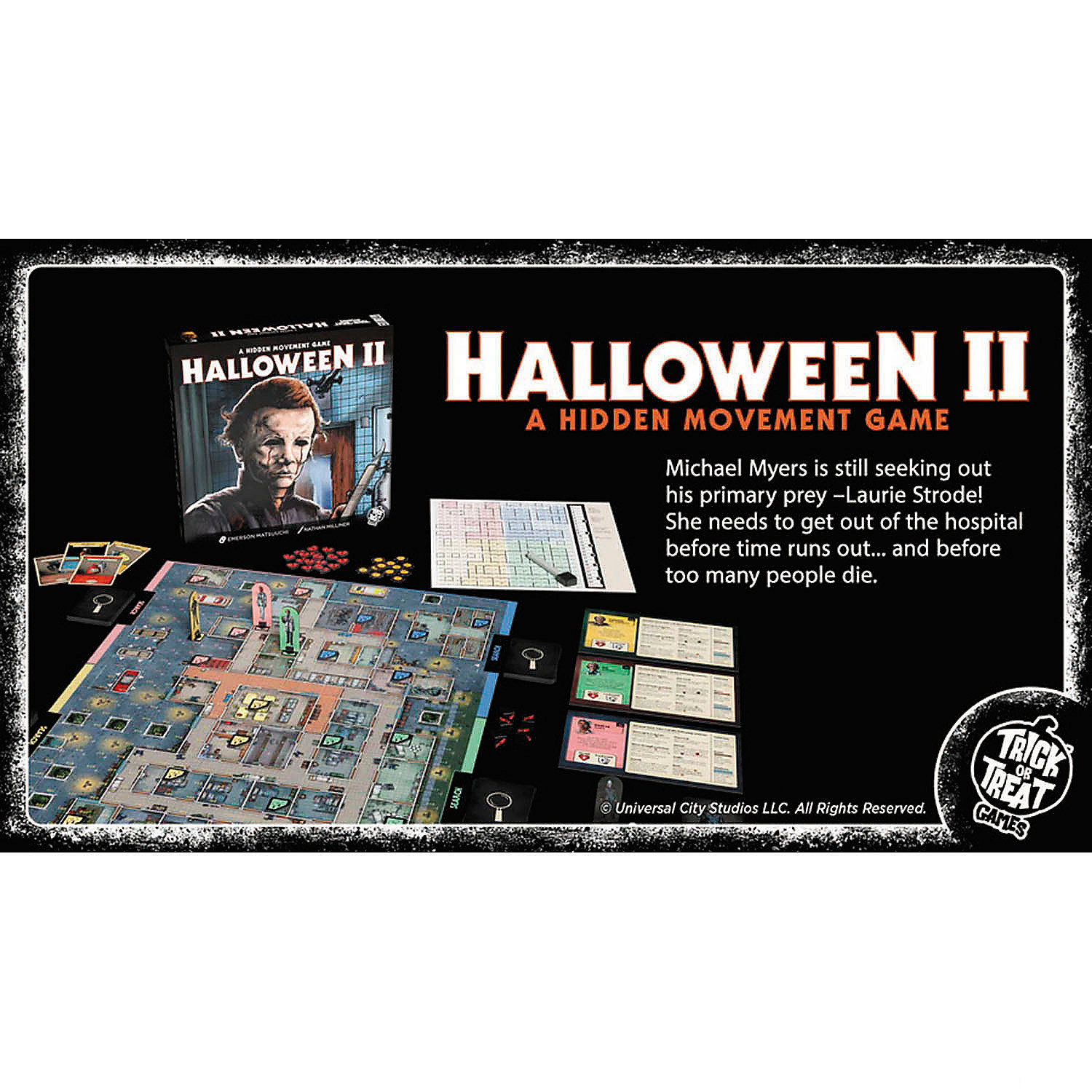 Halloween II Hidden Movement Board Game for 2-4 Players – Morris Costumes