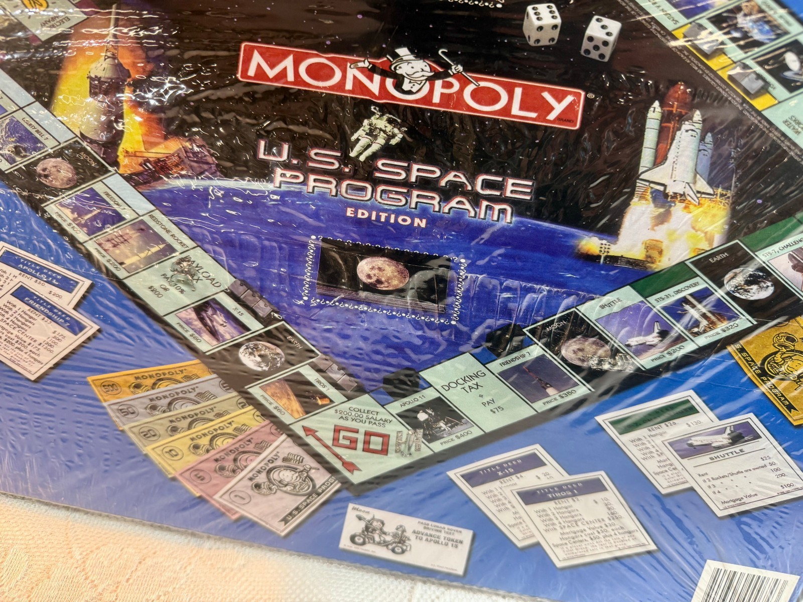 Monopoly “US SPACE PROGRAM” Board Game FACTORY SEALED W/ PEWTER TOKENS!