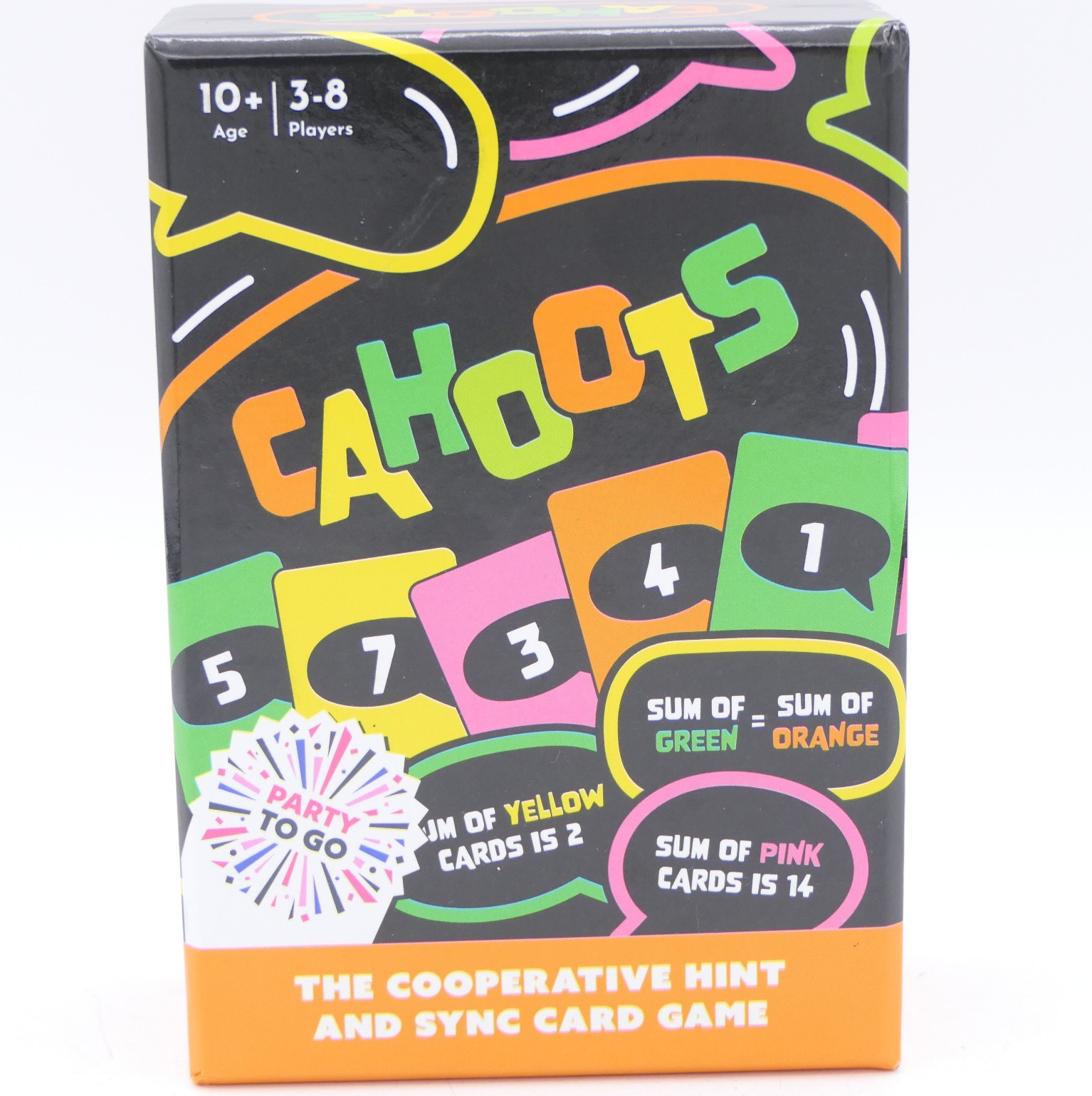 Gamewright Cahoots The Cooperative Hint & Sync Card Game 3-8 Players Age 10+