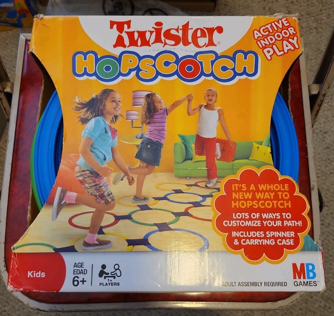 Milton Bradley Twister Hopscotch Active Outdoor/Indoor Play Game