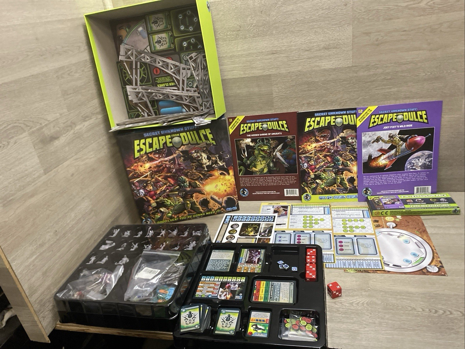 Secret Unknown Stuff Escape From Dulce Board Game (See Desc)