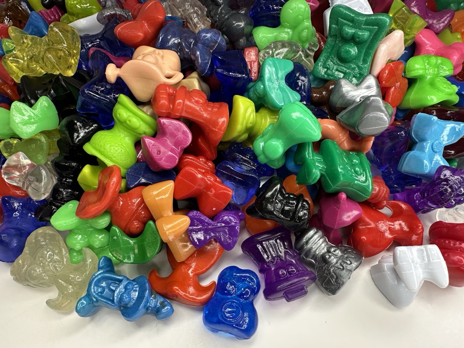12 Classic Crazy Bones Gogos / Random 12 From Lot In Photos