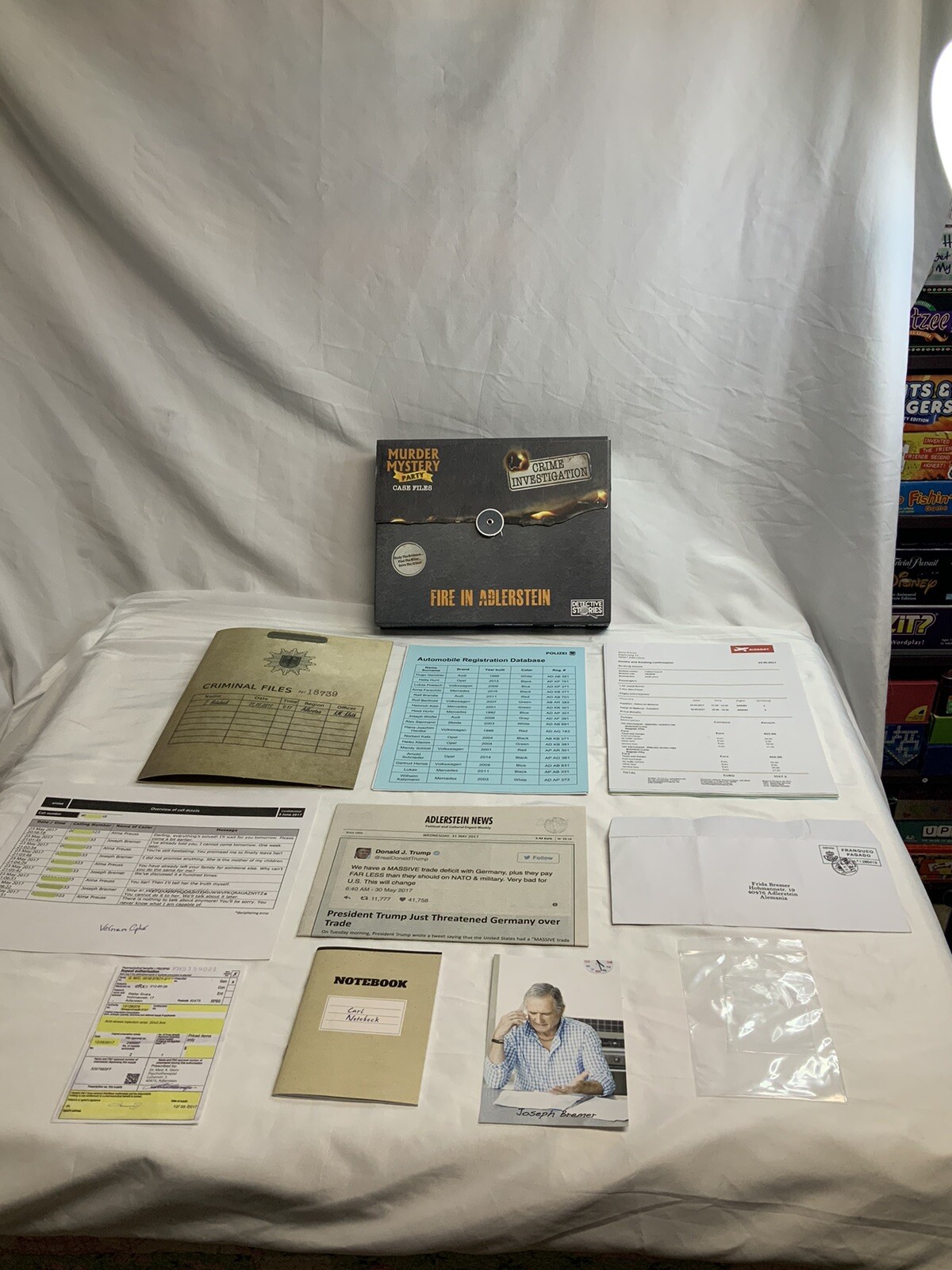 Murder Mystery Party Case Files Fire In Adlerstein University Games