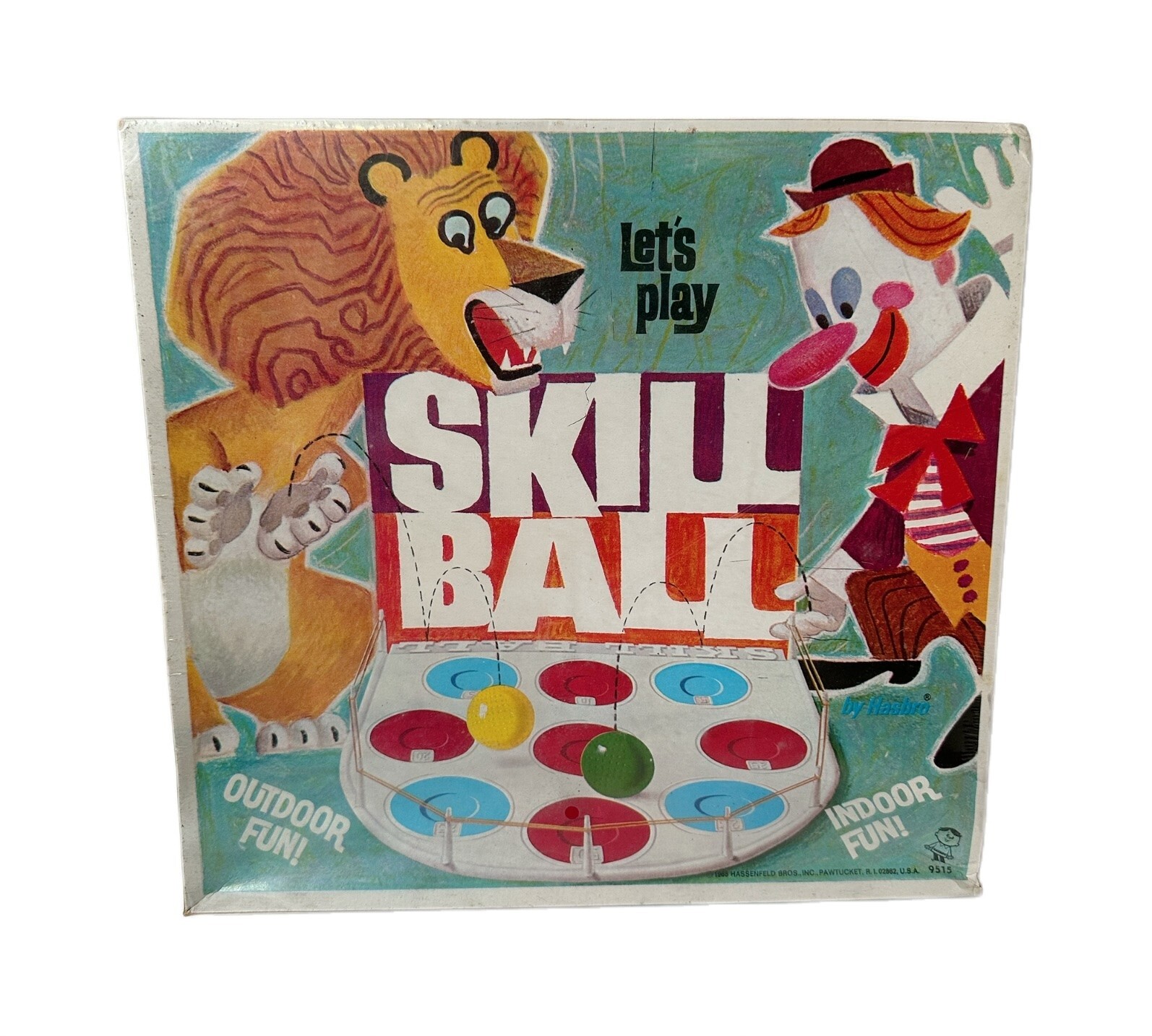 1968 Hasbro Skill Ball Game Hassenfeld Bros Vintage Dexterity Toy NEW Sealed