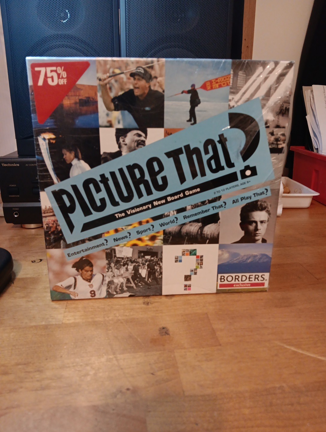 Picture That? The Visionary New Board Game Ultra Rare Borders Vintage SEALED NIB